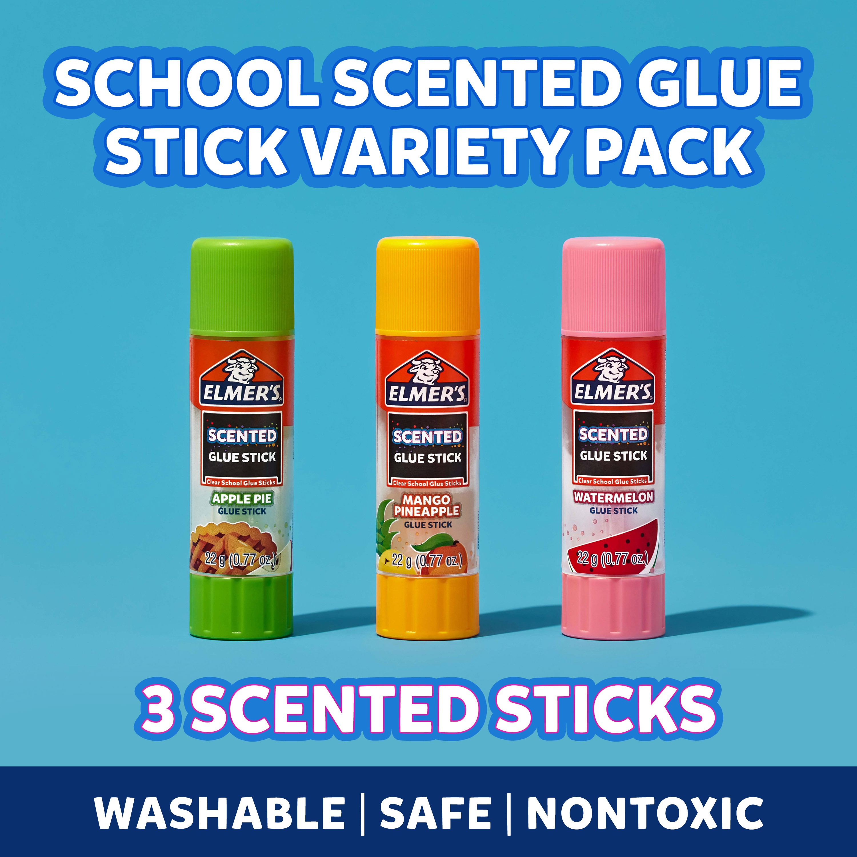 Elmer's 6pk Giant Washable School Glue Sticks - Disappearing