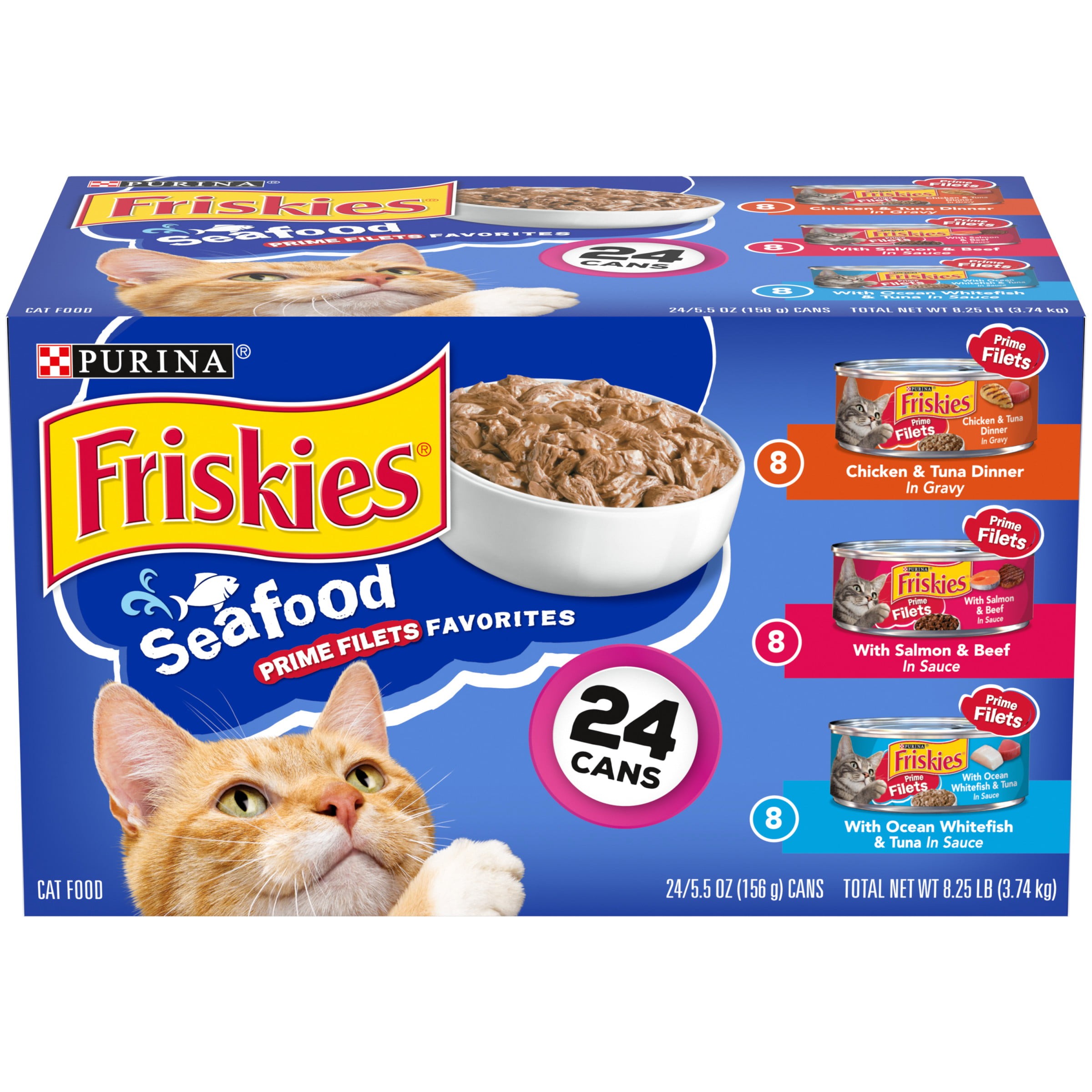 Friskies Gravy Wet Cat Food Variety Pack Tasty Treasures Prime Filets friskies-gravy-wet-cat-food-variety-pack-tasty-treasures-prime-filets