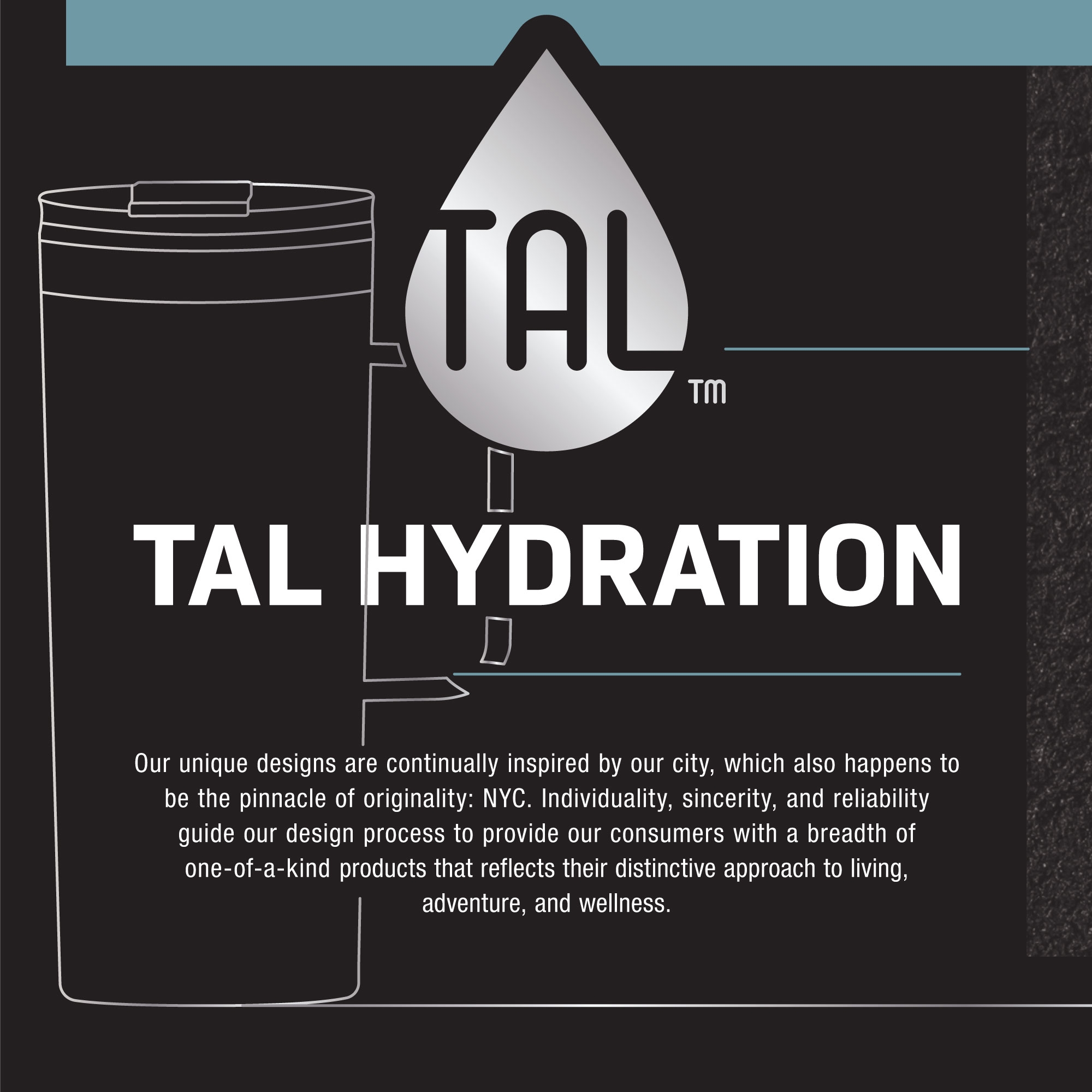 Tal Hydration Stainless Steel Mountaineer Mug - Green - 20 fl oz