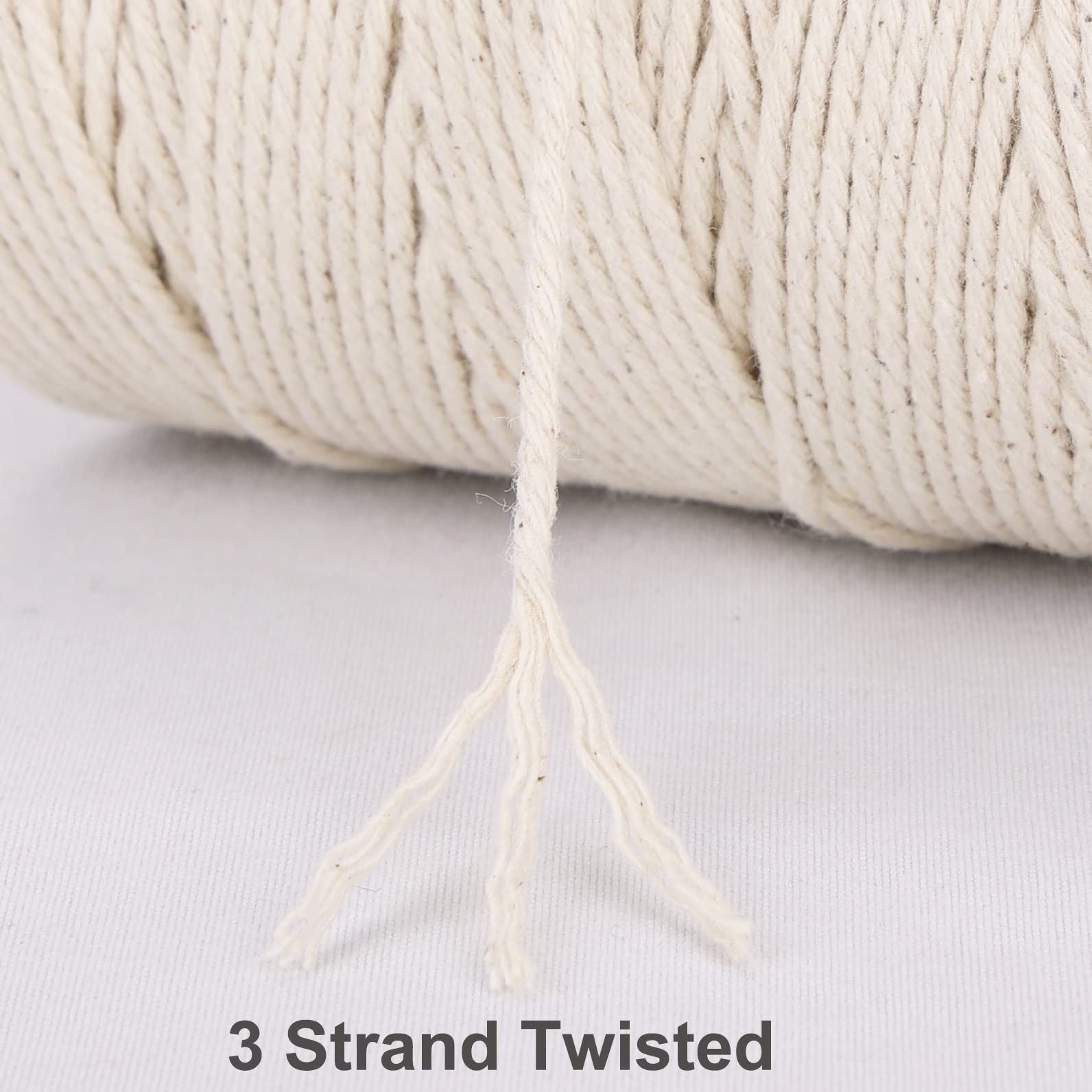 XKDOUS 1035ft Butchers Twine, 100% Cotton Food Safe Cooking Twine Kitchen Twine  String, 2mm Natural White Butcher Twine for Meat and Roasting, Trussing  Poultry, Bakes Twine & Crafting 