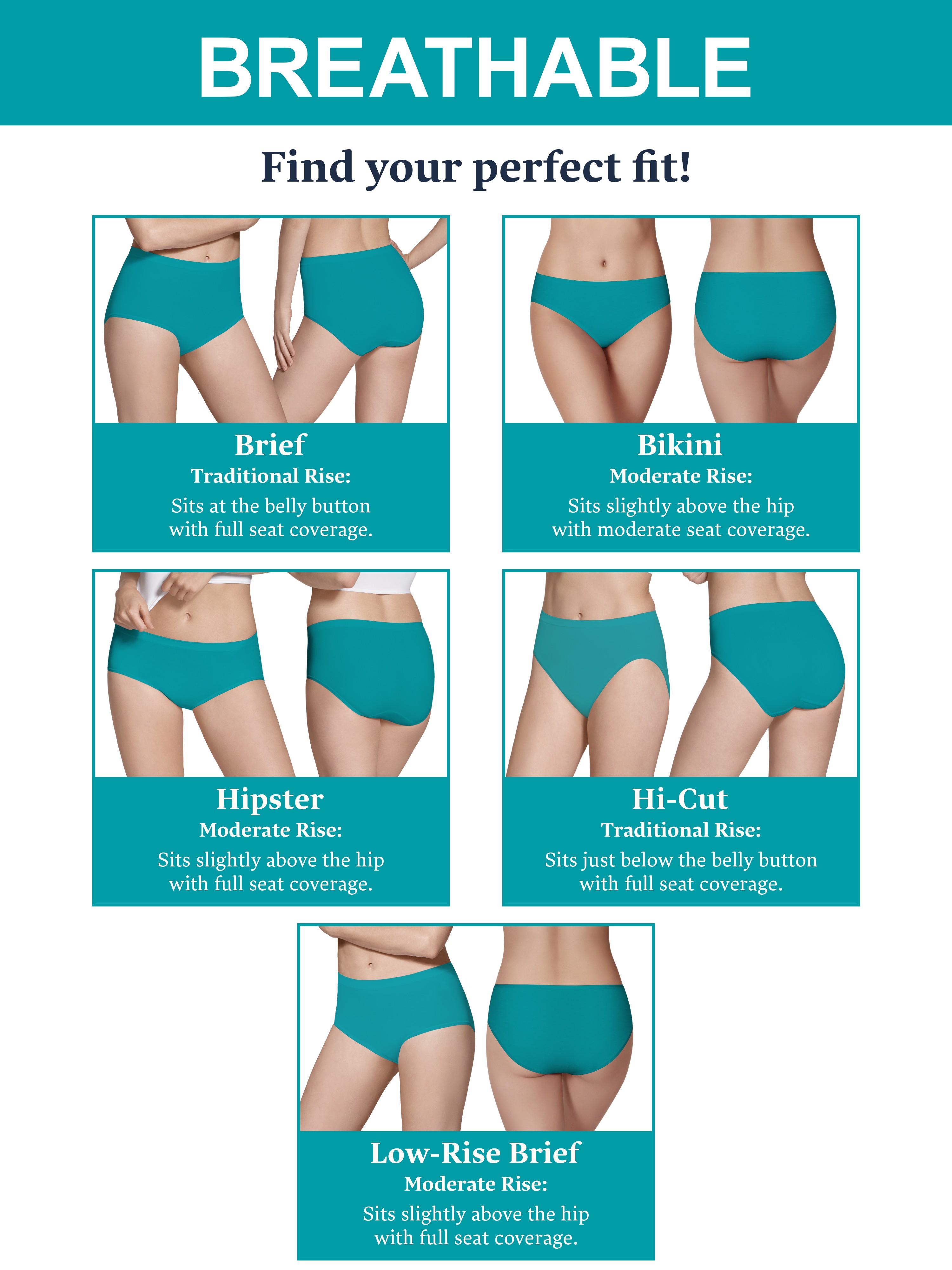 Mejores ofertas e historial de precios de Fruit of the Loom Women's  Breathable Micro-Mesh Bikini Underwear, 6+2 Bonus Pack en