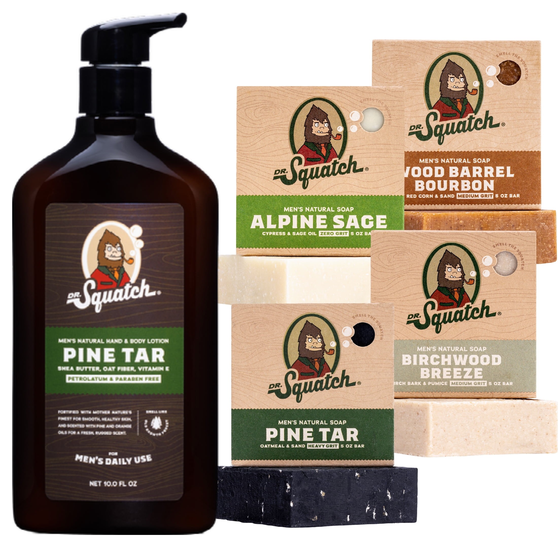DR. SQUATCH Men's All Natural Bar Soap - Coconut Castaway - 5oz 5 oz