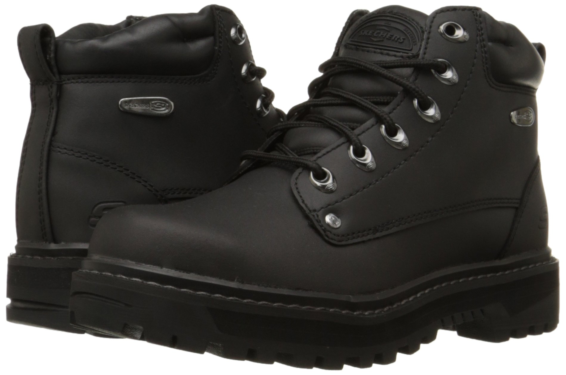 Skechers USA Men's Pilot Utility Boot,Black, US Men's Best Deals and ...