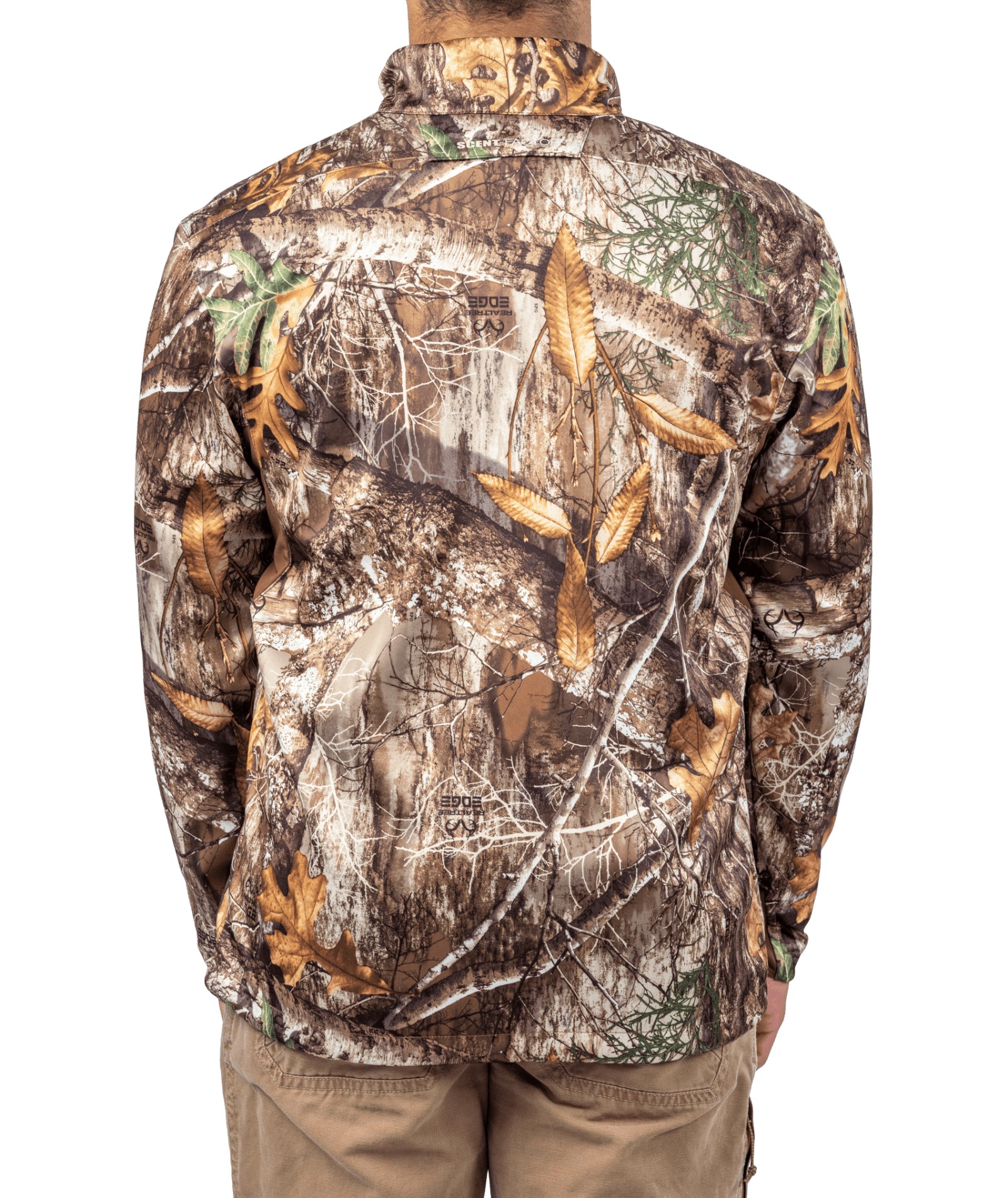 Realtree Edge Men's Mid-Length Insulated Hunting Parka Jacket , up