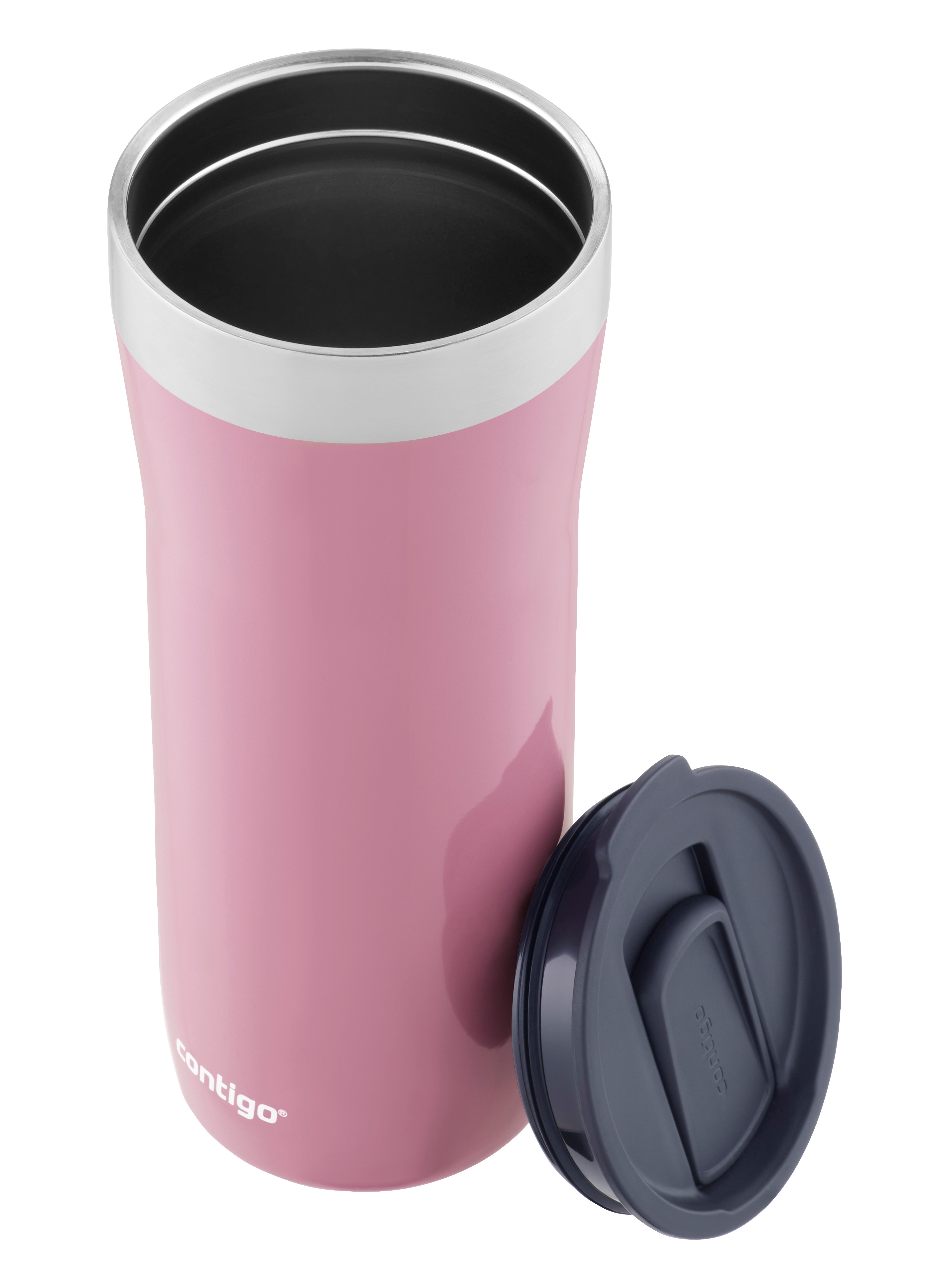 Contigo Streeterville Stainless Steel Tumbler with plastic straw in Black,  32 fl oz. 