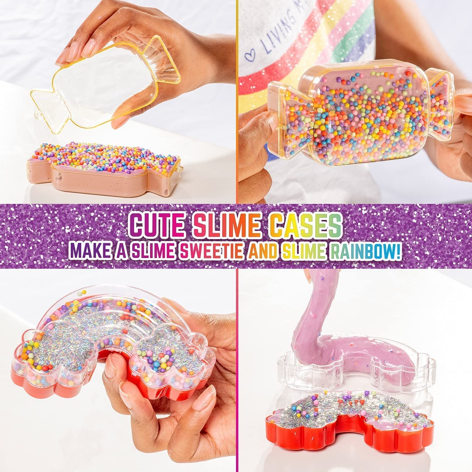 Mejores ofertas e historial de precios de GirlZone Rainbow Candy DIY Slime  Kit, Everything in One Egg to Make Rainbow Slime, Fluffy Cloud Slime, Clear  Butter Slime and More, Great Gift Idea