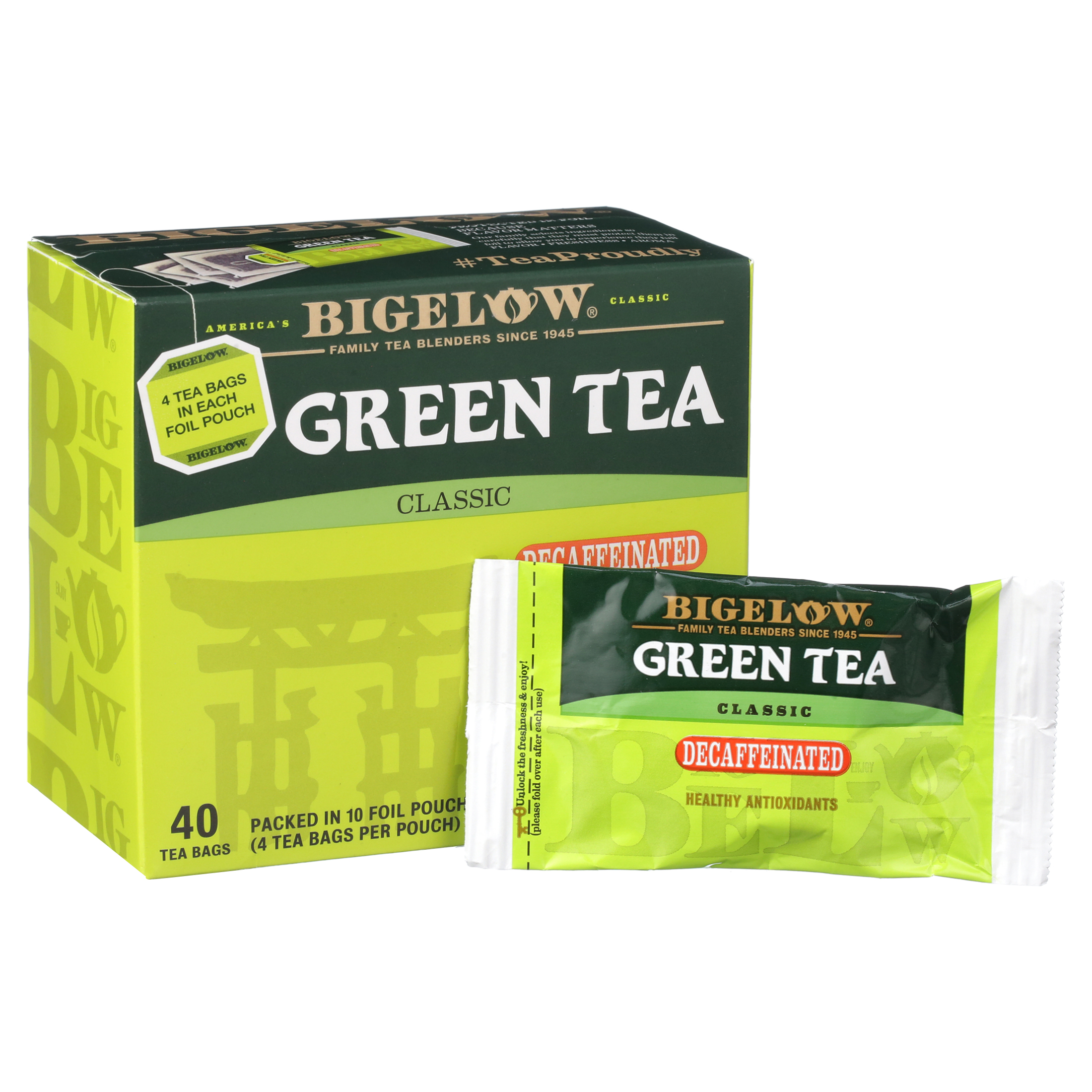 Bigelow Green Tea, Decaffeinated Tea Bags, 40 Count Best Deals and