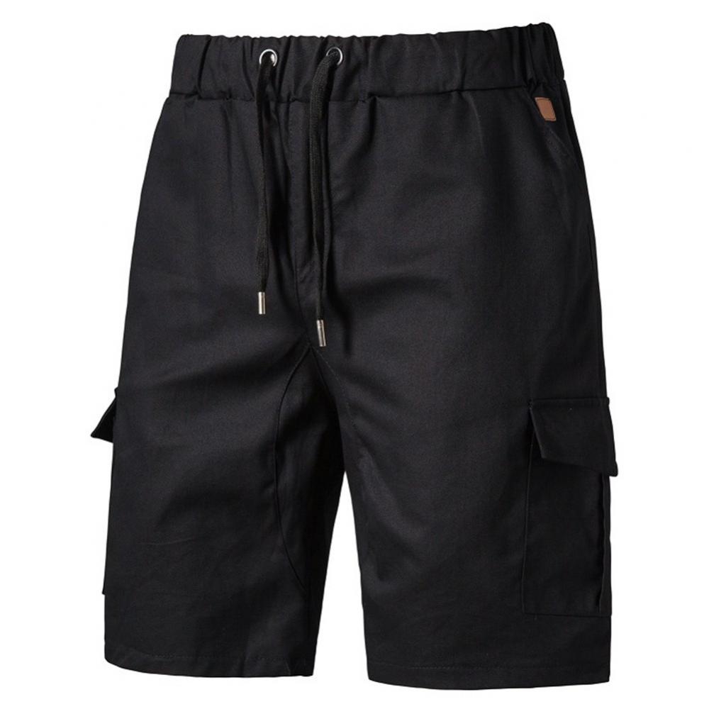 Men's Shorts Casual Classic Fit Drawstring Summer Beach Shorts with Elastic  Waist and Pockets
