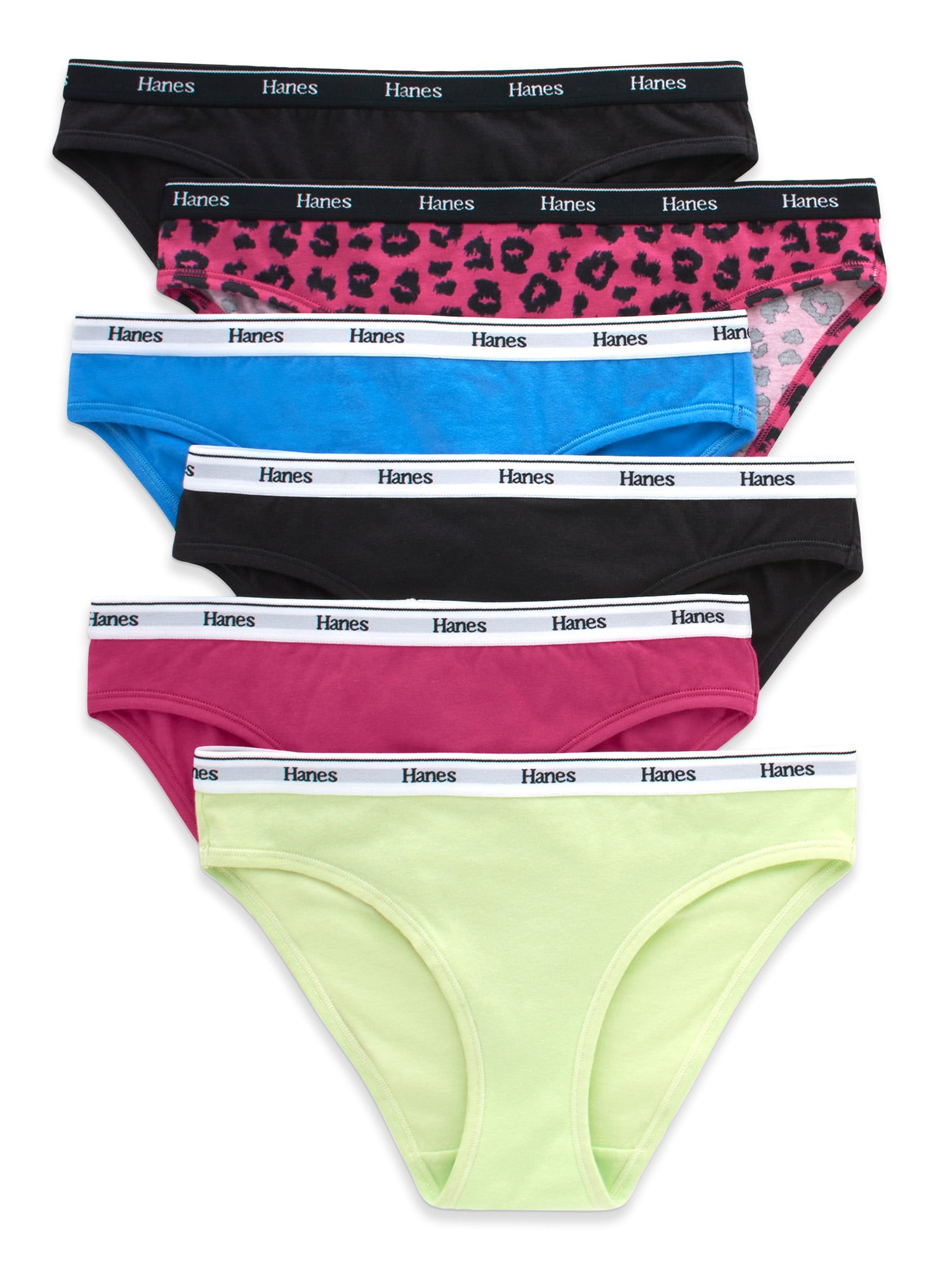 Mejores ofertas e historial de precios de Hanes Originals Women's Bikini  Underwear, Breathable Cotton Stretch, 6-Pack en