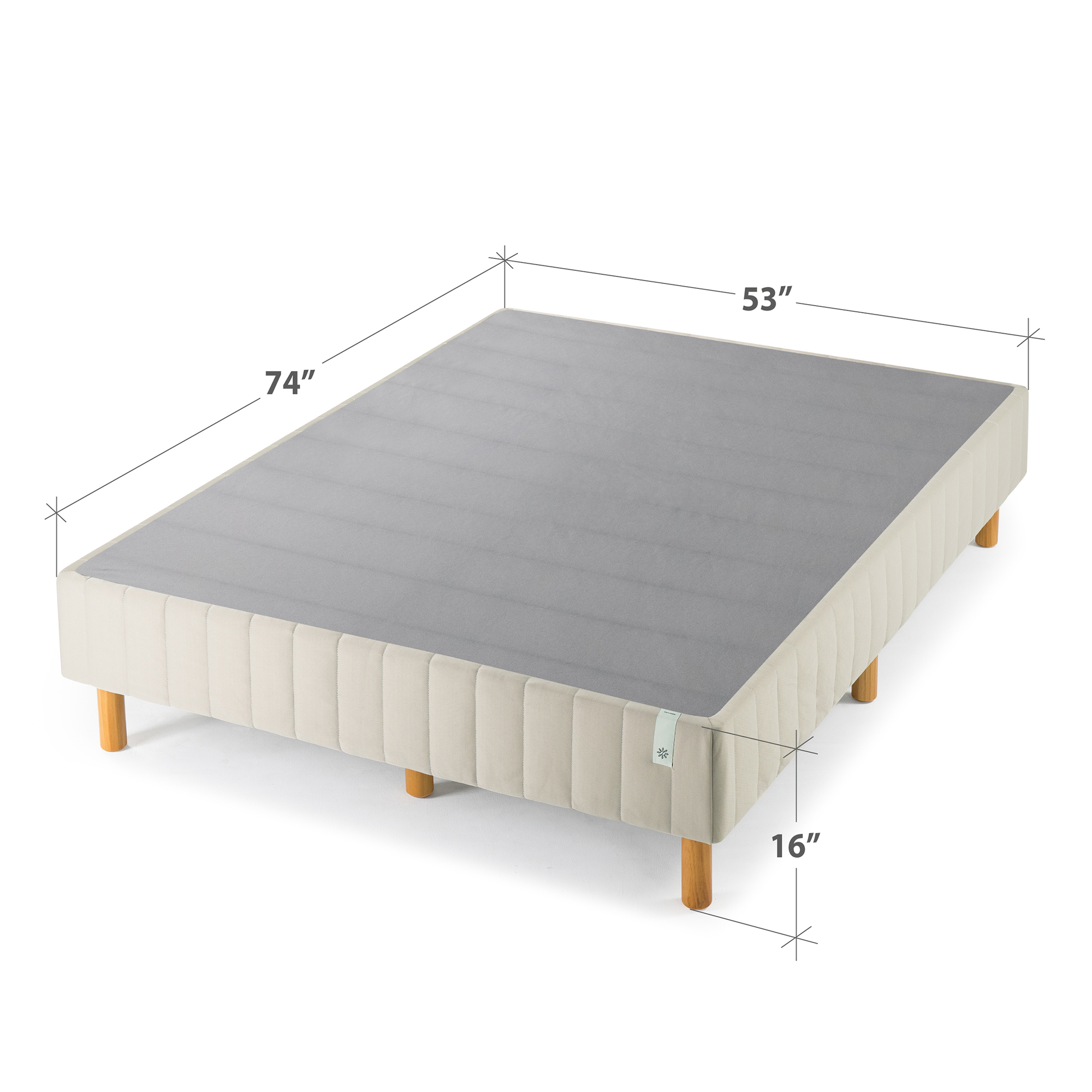 Zinus Good Design Winner Justina 16" Metal Mattress Foundation, Full