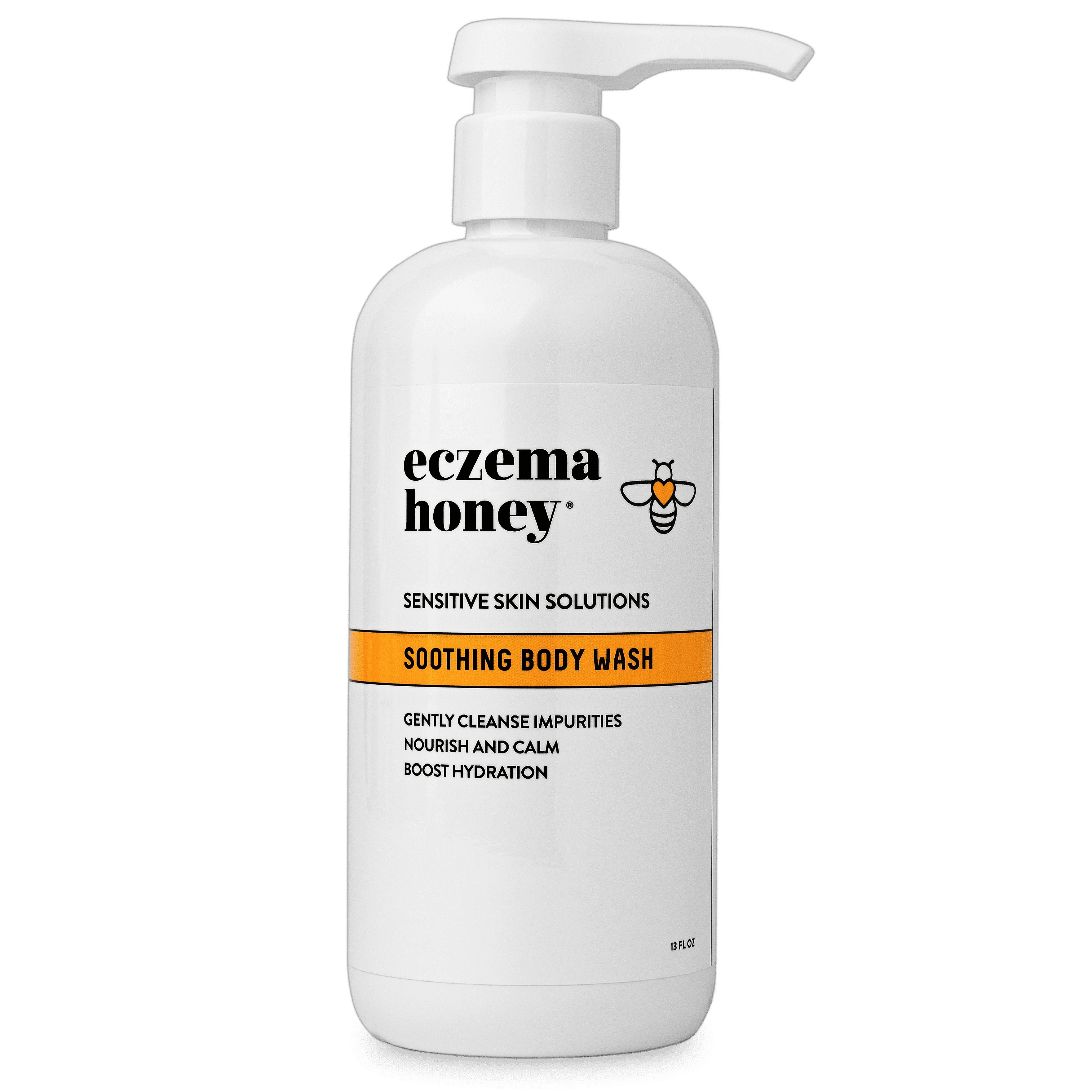Eczema Honey Soothing Body Wash, Calendula & Chamomile Extract, 13 fl