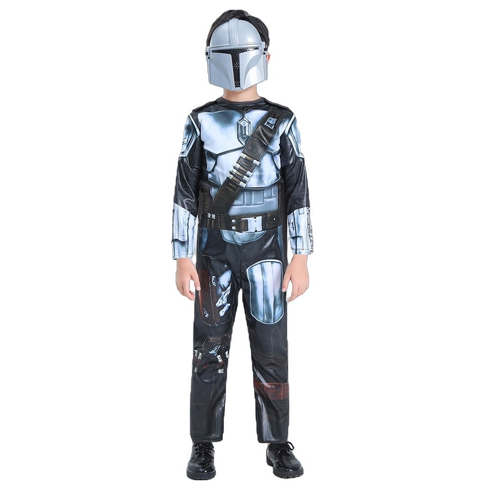 Mejores ofertas e historial de precios de Galactic Bounty Hunter Mandalorian  Children'S Halloween Holiday Party Show Costumes en