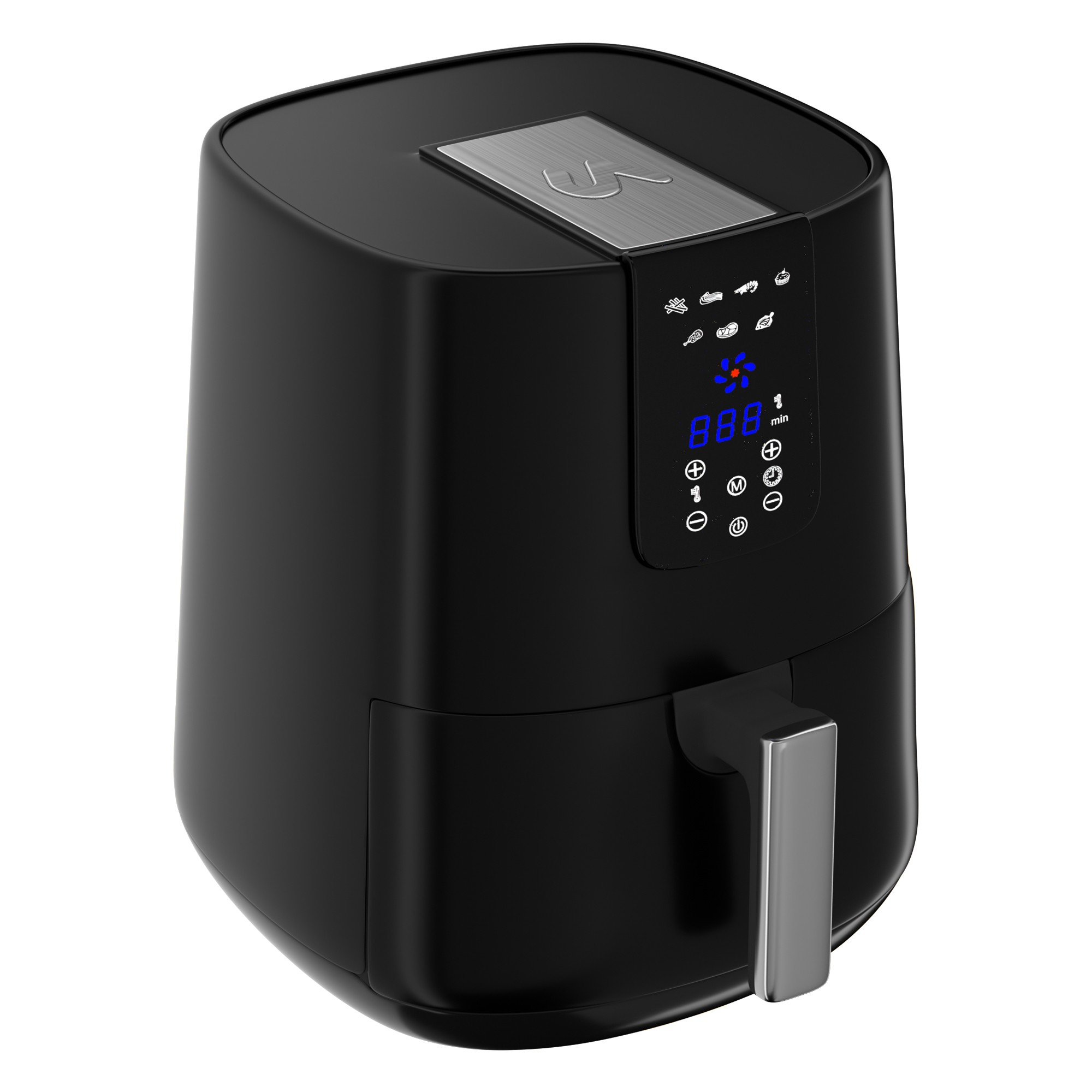 Uber Appliance Air Fryer XL Deluxe 5 Qt Capacity Touch Screen