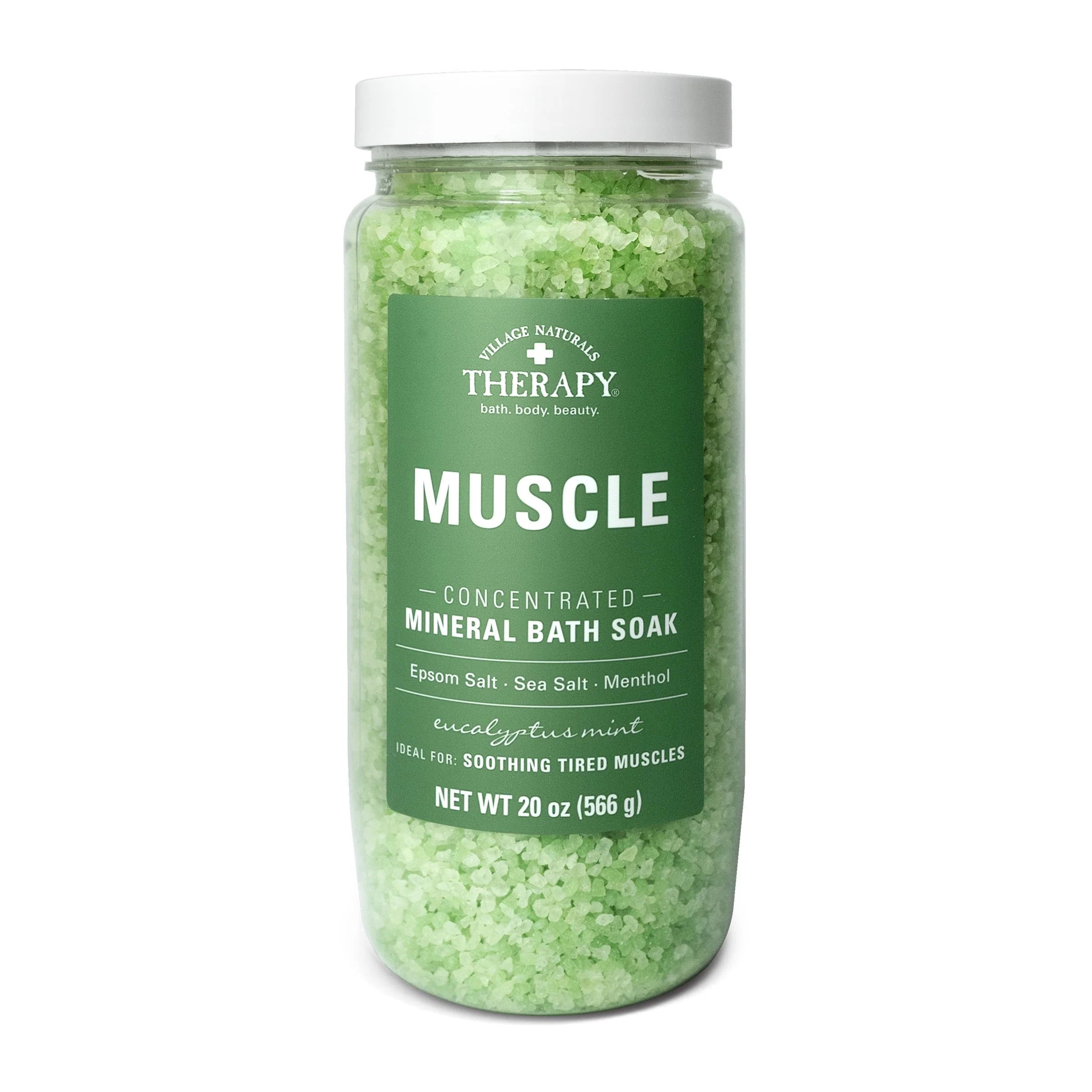 Village Naturals Therapy Muscle Relief Concentrated Mineral Bath Soak