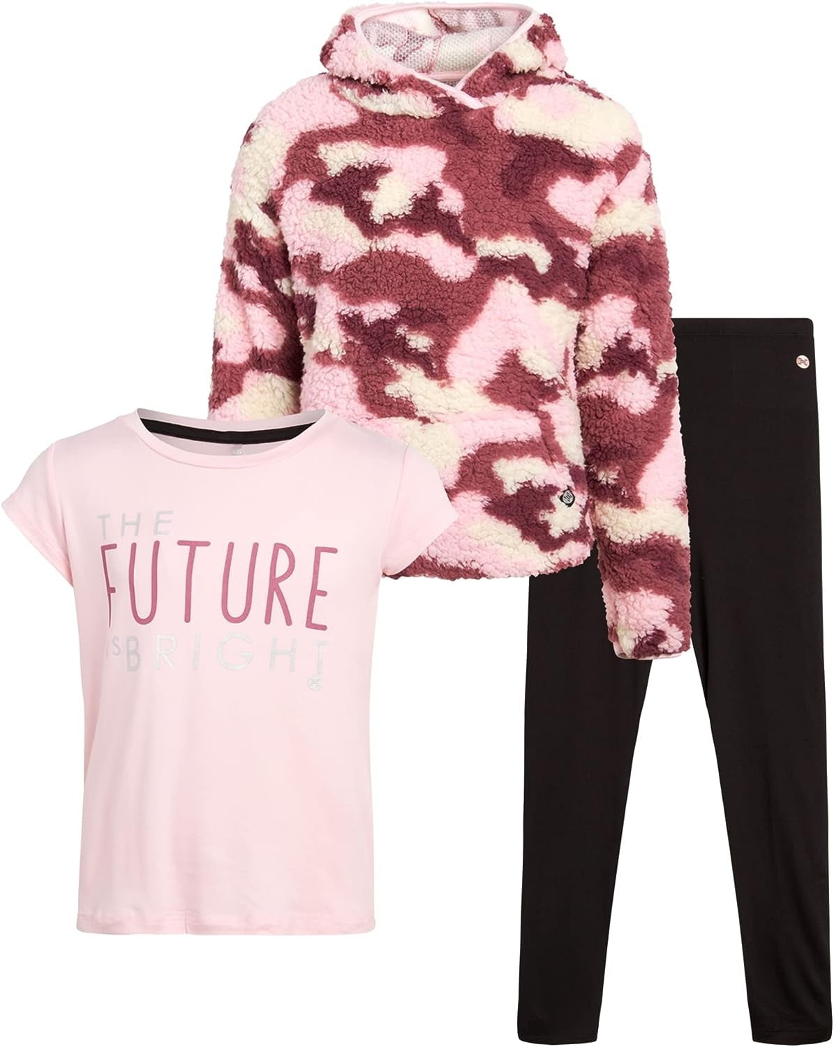 Girls 3 Piece Hoodie and Legging Set