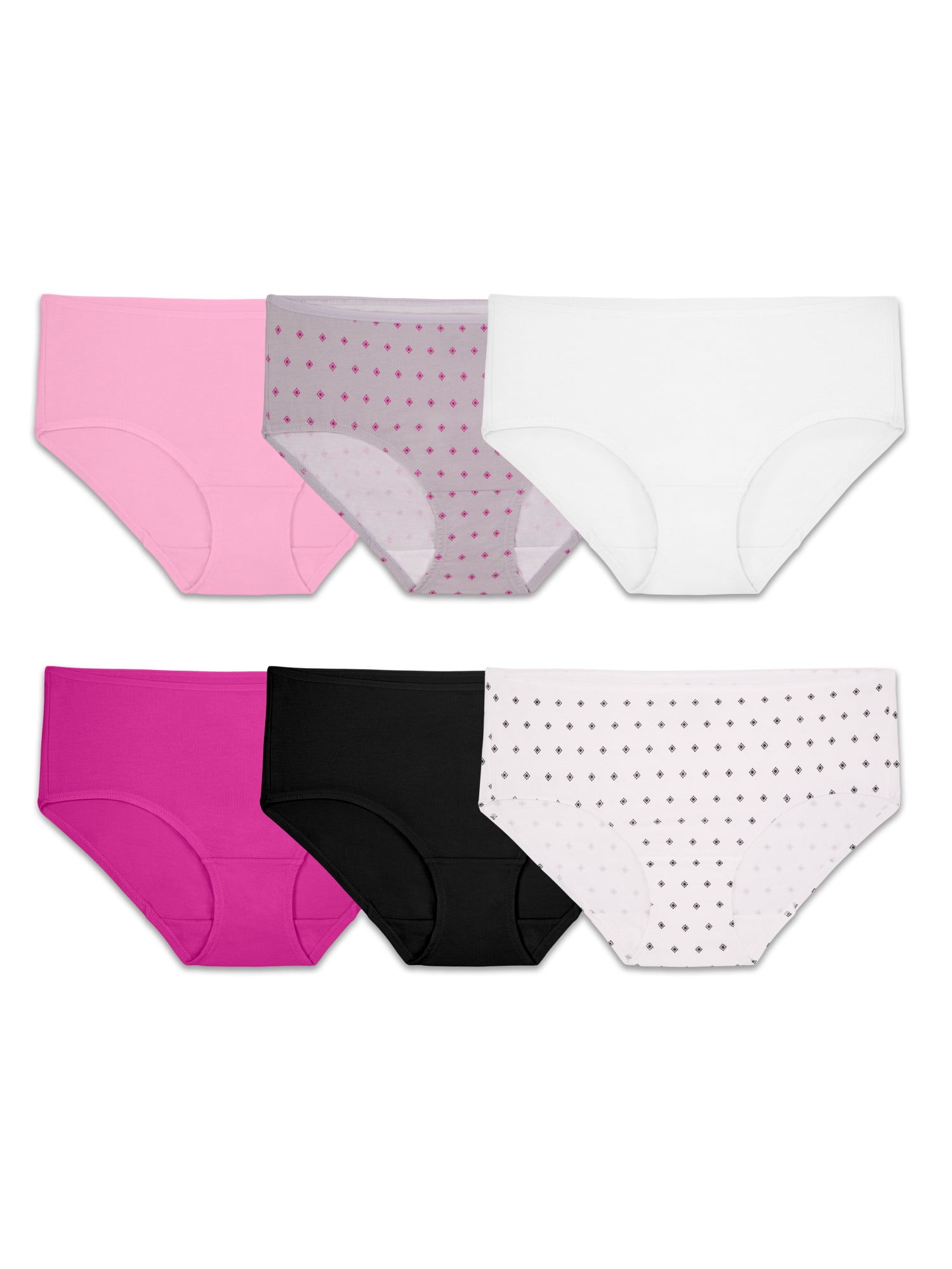 Fruit of the Loom Women's 6pk 360 Stretch Seamless Hi-Cut Underwear -  Colors may vary 7