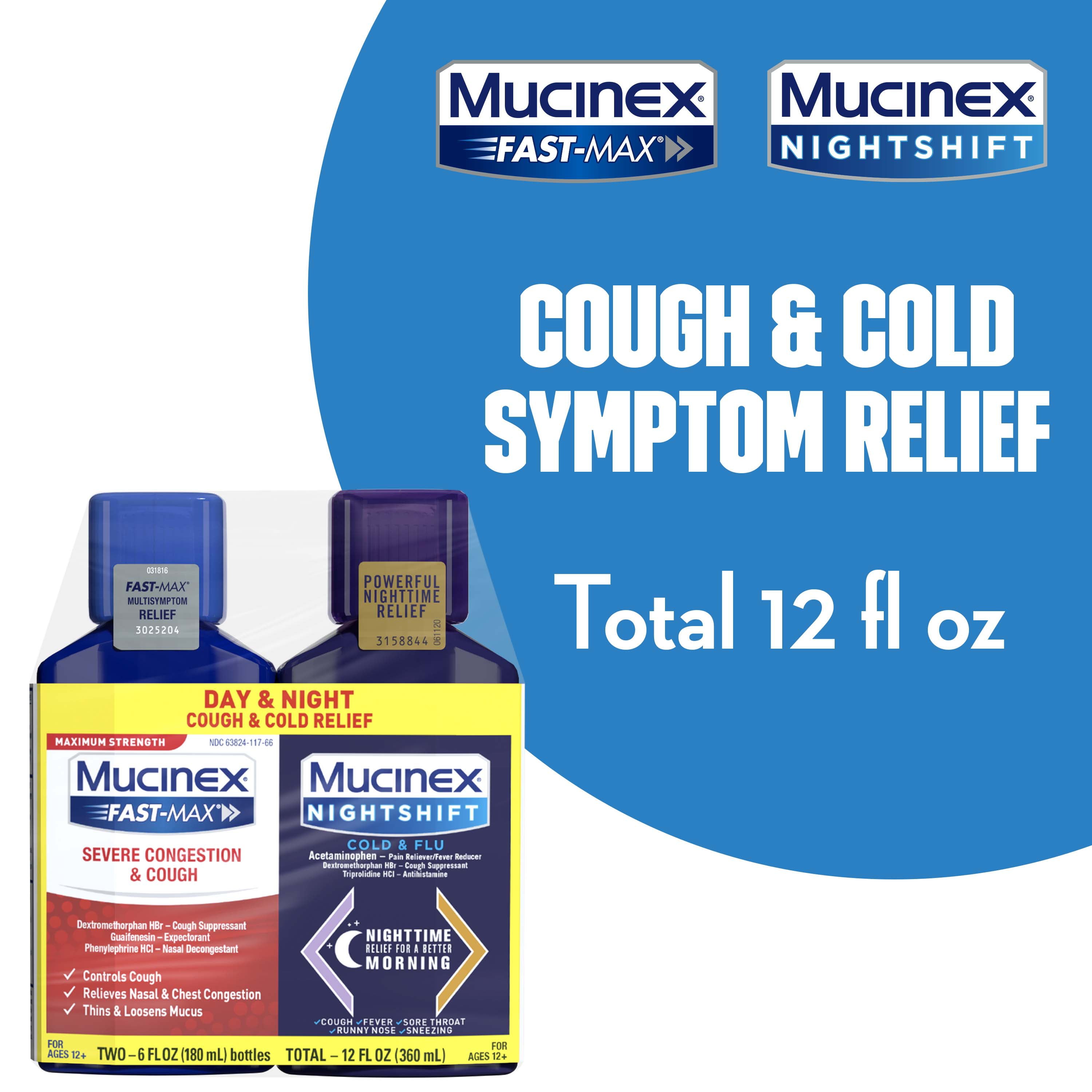 Maximum Strength* MUCINEX® Fast-Max® Severe Congestion & Cough ...