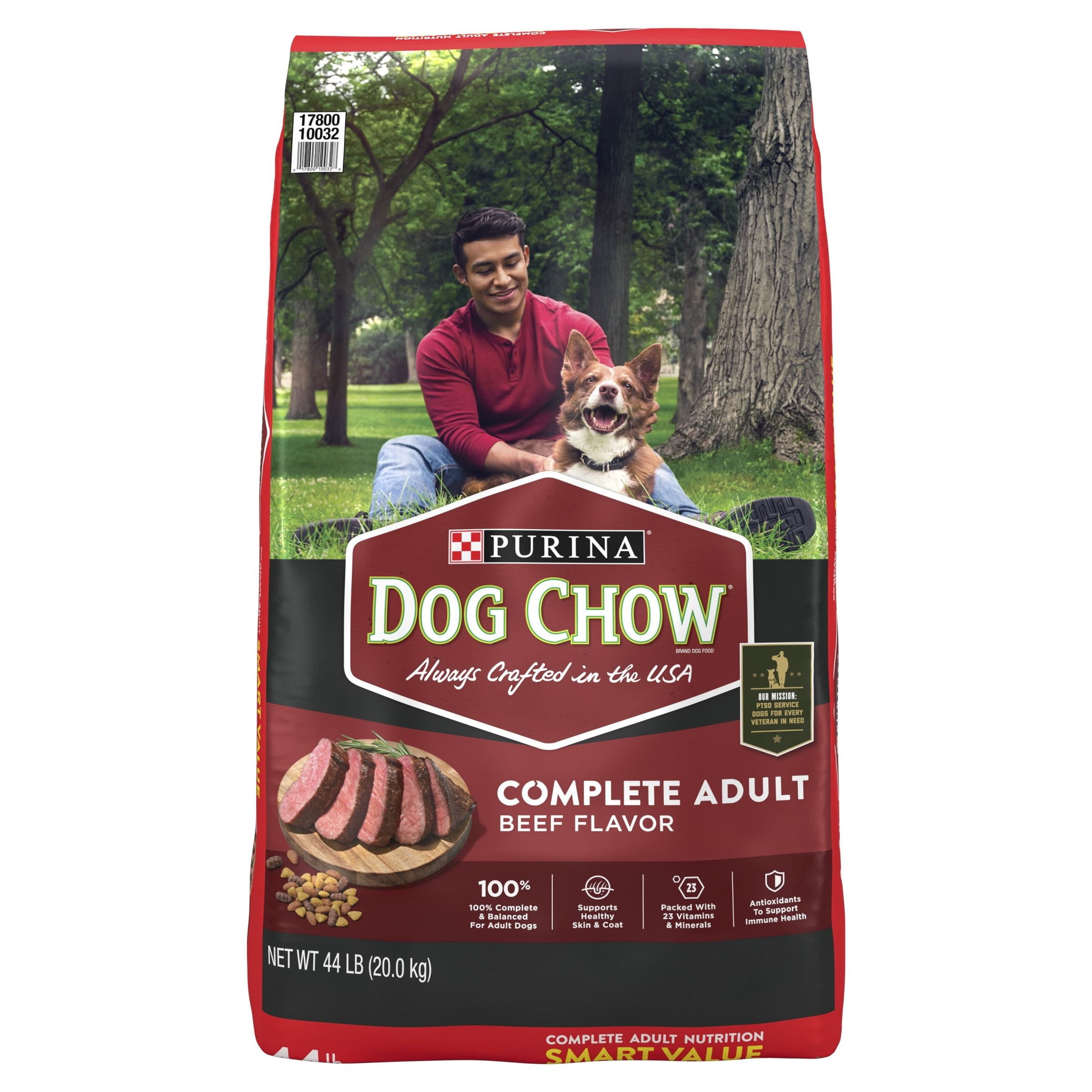 Purina Dog Chow Beef Flavor Dry Dog Food, 44 lb Bag Best Deals and