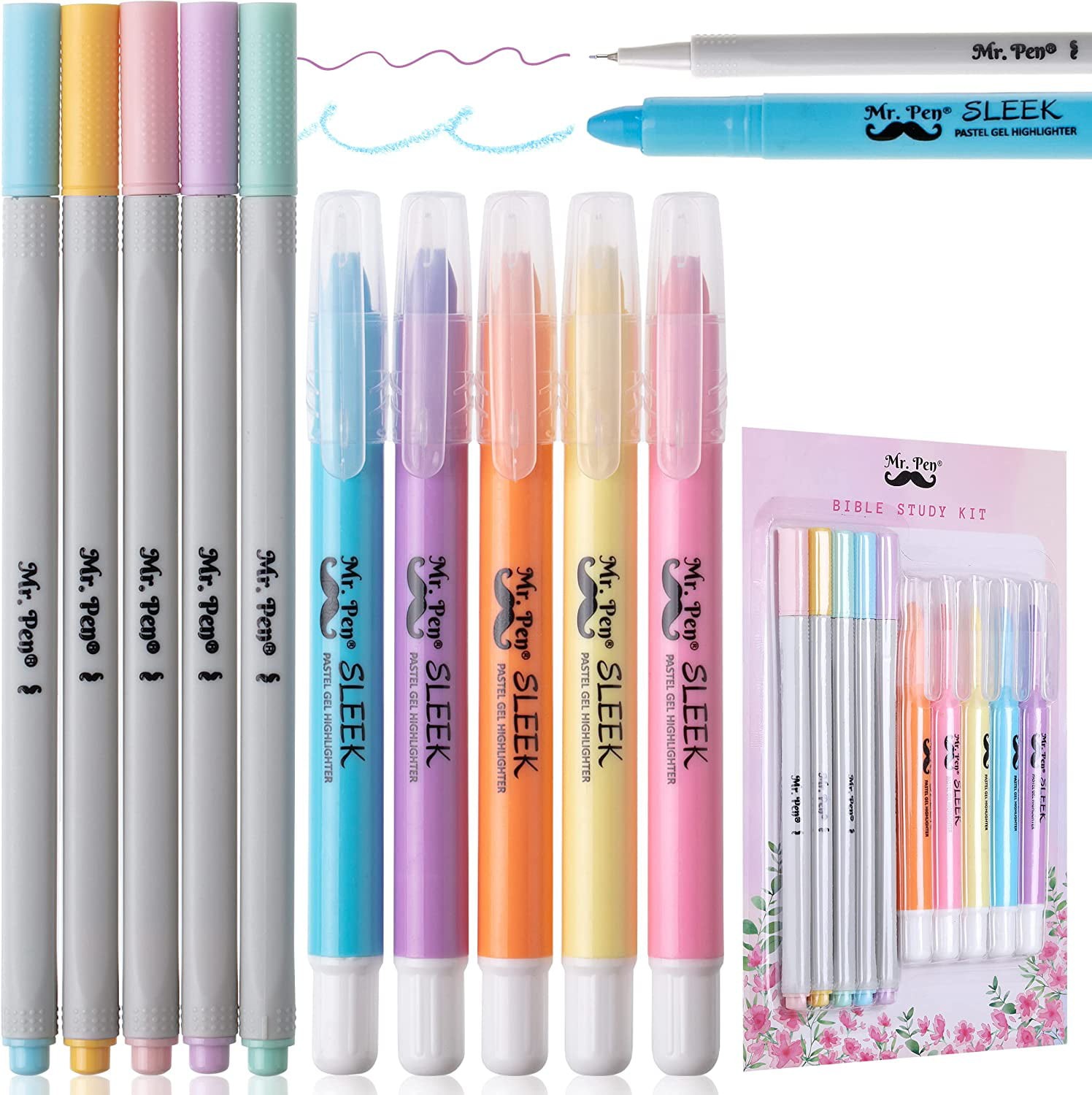 Mr. Pen- Pens, Bible Pens, Pack Of 6, Colored Pens, Pens For Journaling,  Bible P