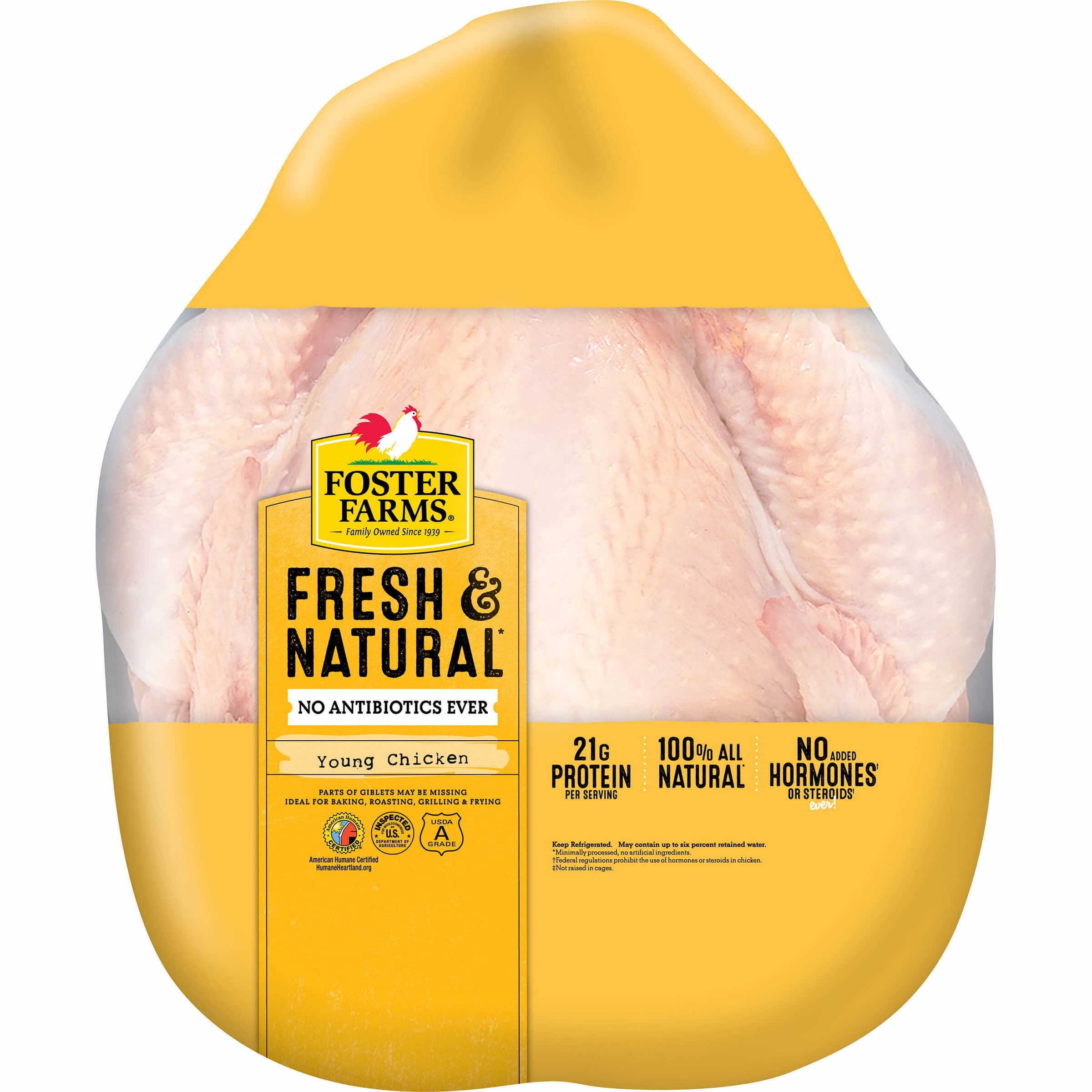 ROSIE Organic Chicken Whole Chicken Fresh - 4.50 LB - Safeway