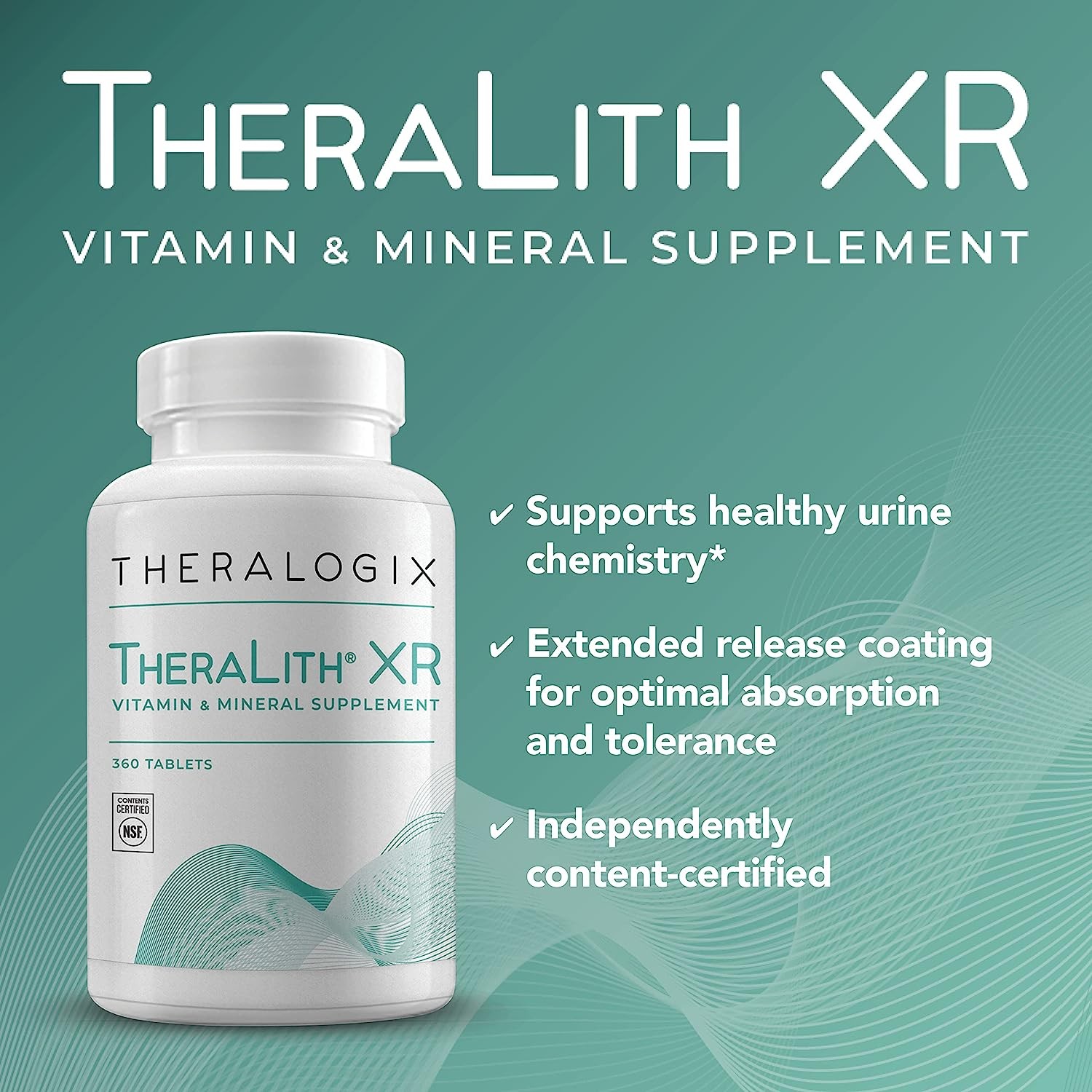 Theralogix TheraLith XR Calcium Oxalate Reduction Supplement, 90 Day
