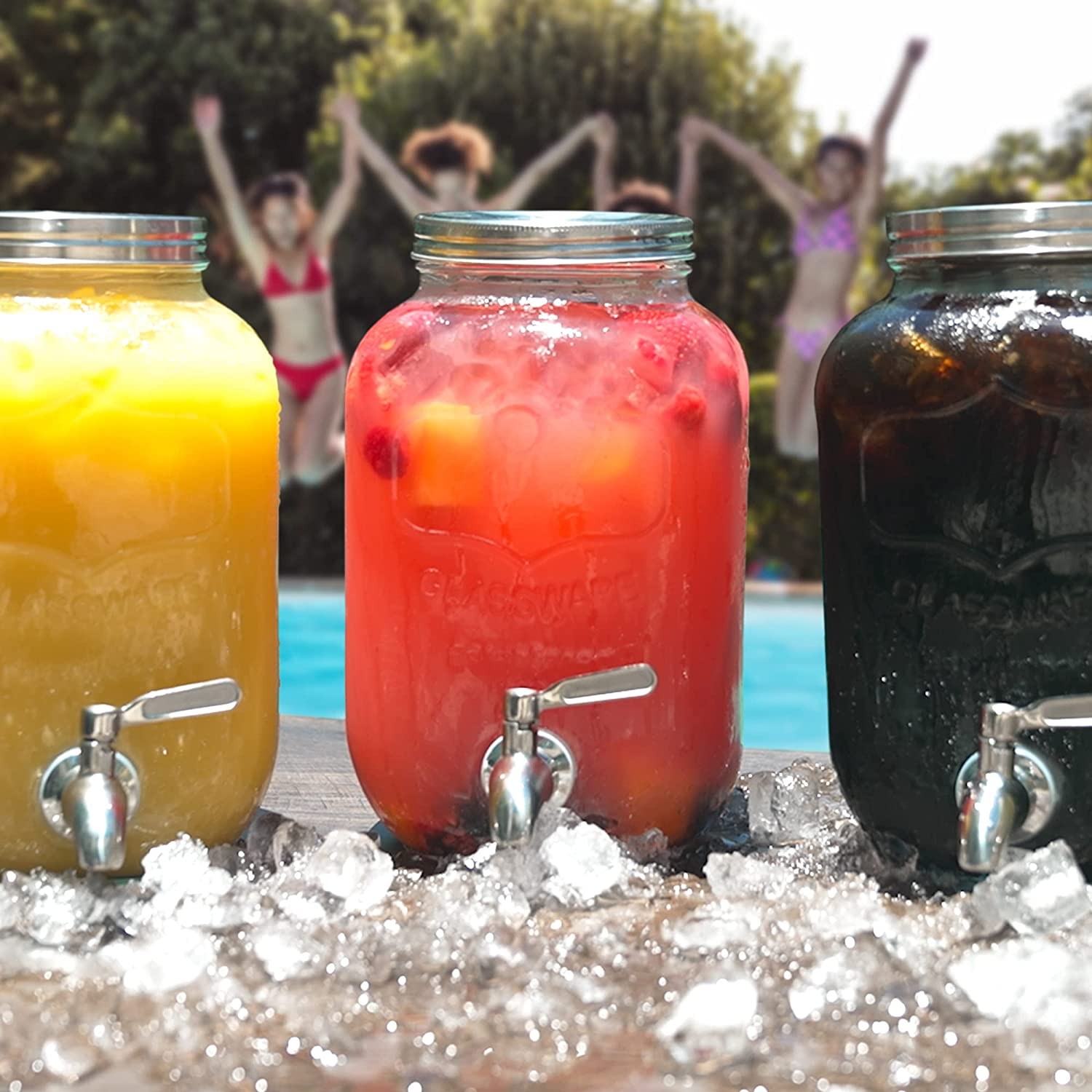 Zulay Kitchen Cold Brew Coffee Maker, Pitcher, and Tea Infuser Glass