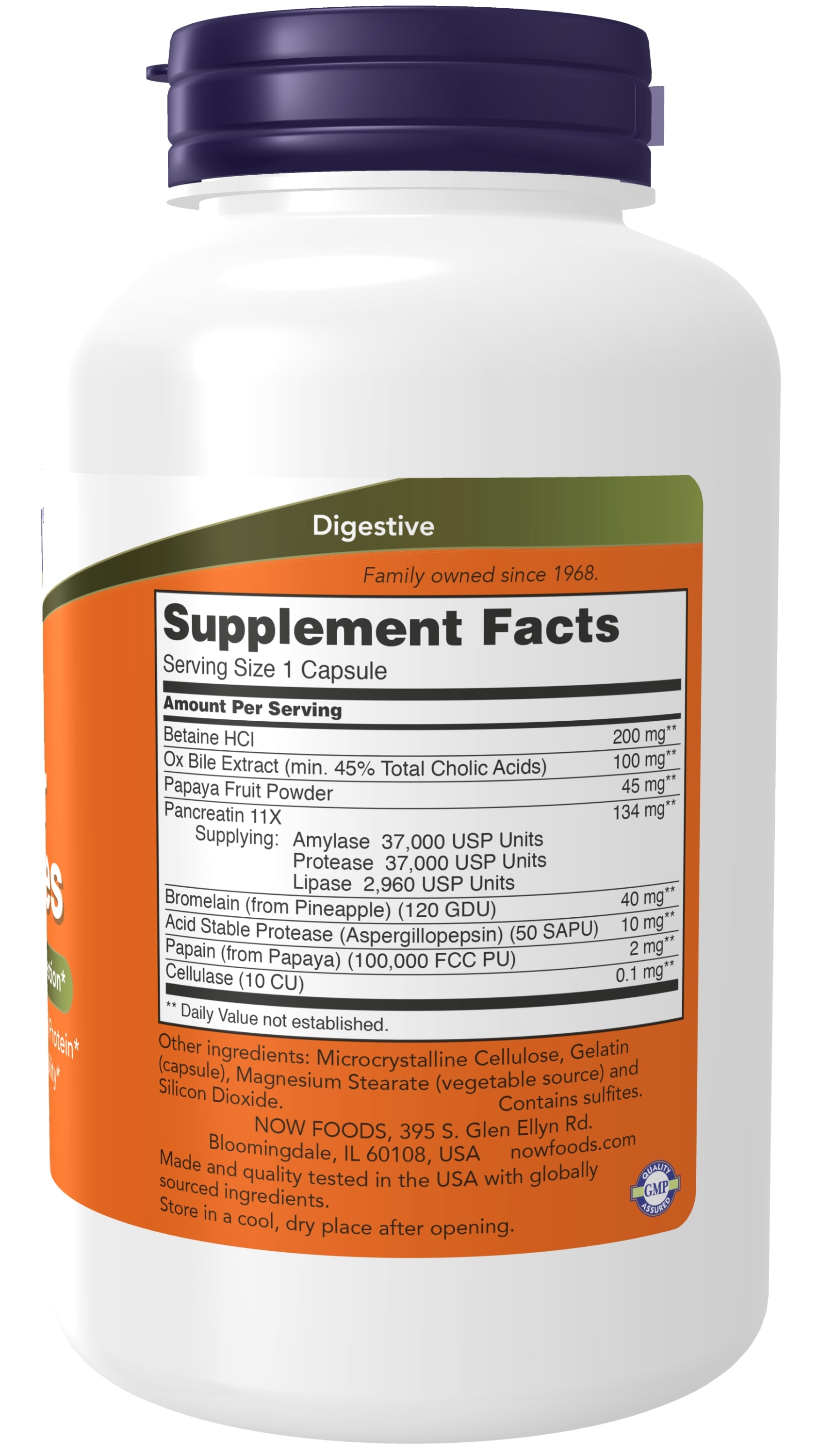 NOW Supplements, Super Enzymes, Formulated with Bromelain, Ox Bile