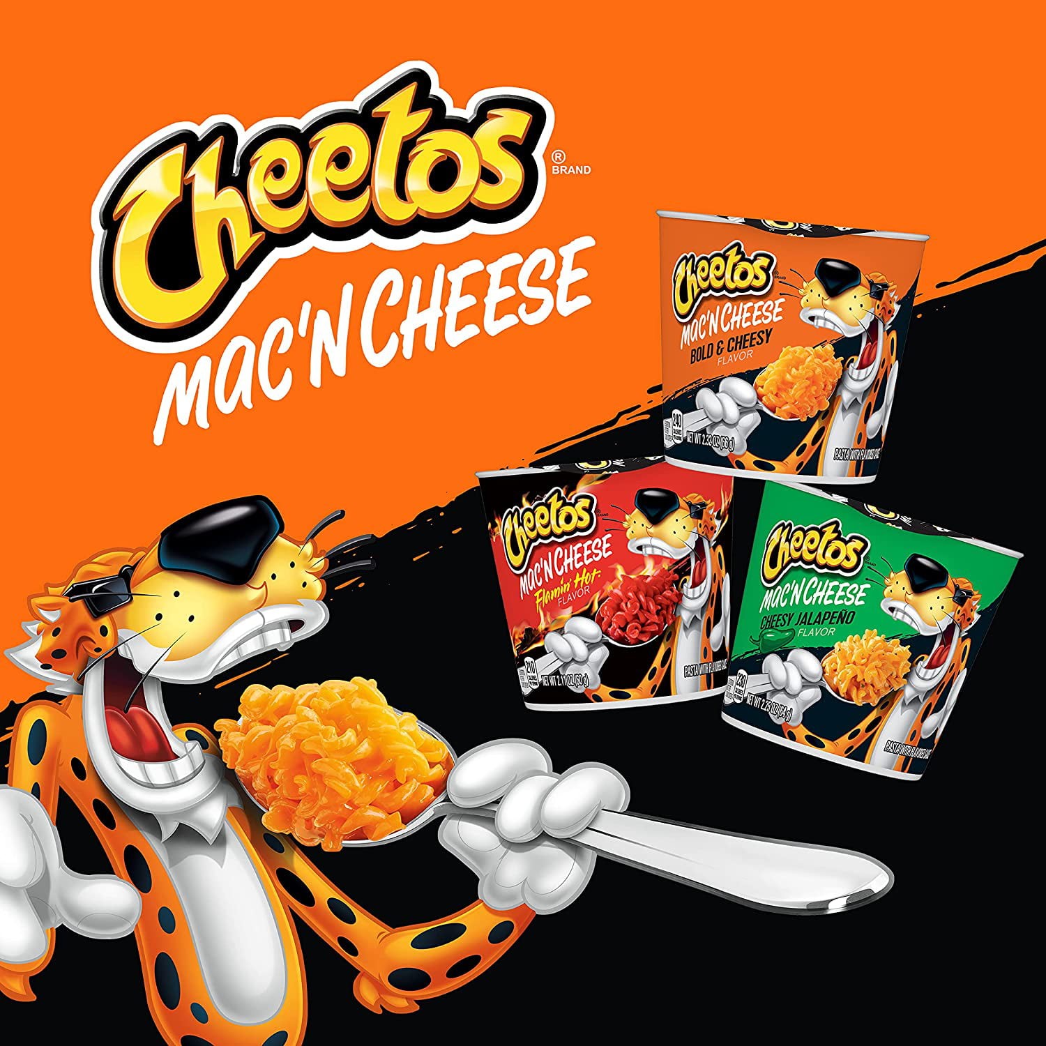 Cheetos Mac 'N Cheese, Bold & Cheesy Flavor, Mac and Cheese, Macaroni