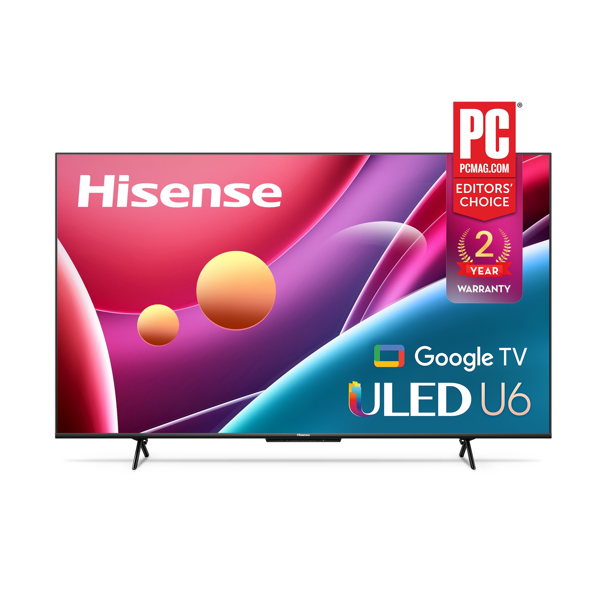 Hisense - 55" Class U6H Series Quantum ULED 4K UHD Smart Google TV ...