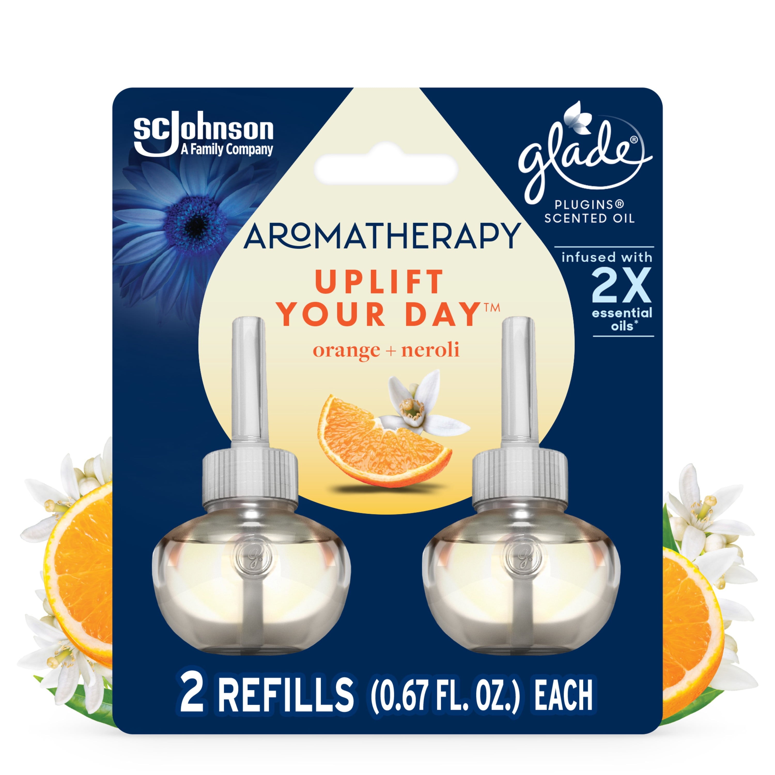 Glade PlugIns Scented Oil Refills, Assorted Scents, 0.67 Fl. Oz