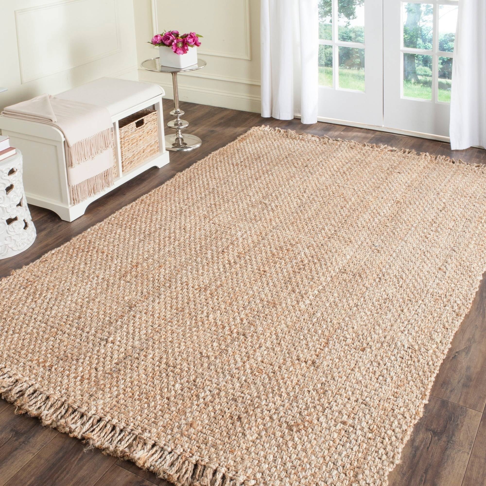SAFAVIEH Natural Fiber Doncho Braided Jute Runner Rug Natural 2 6 x 8