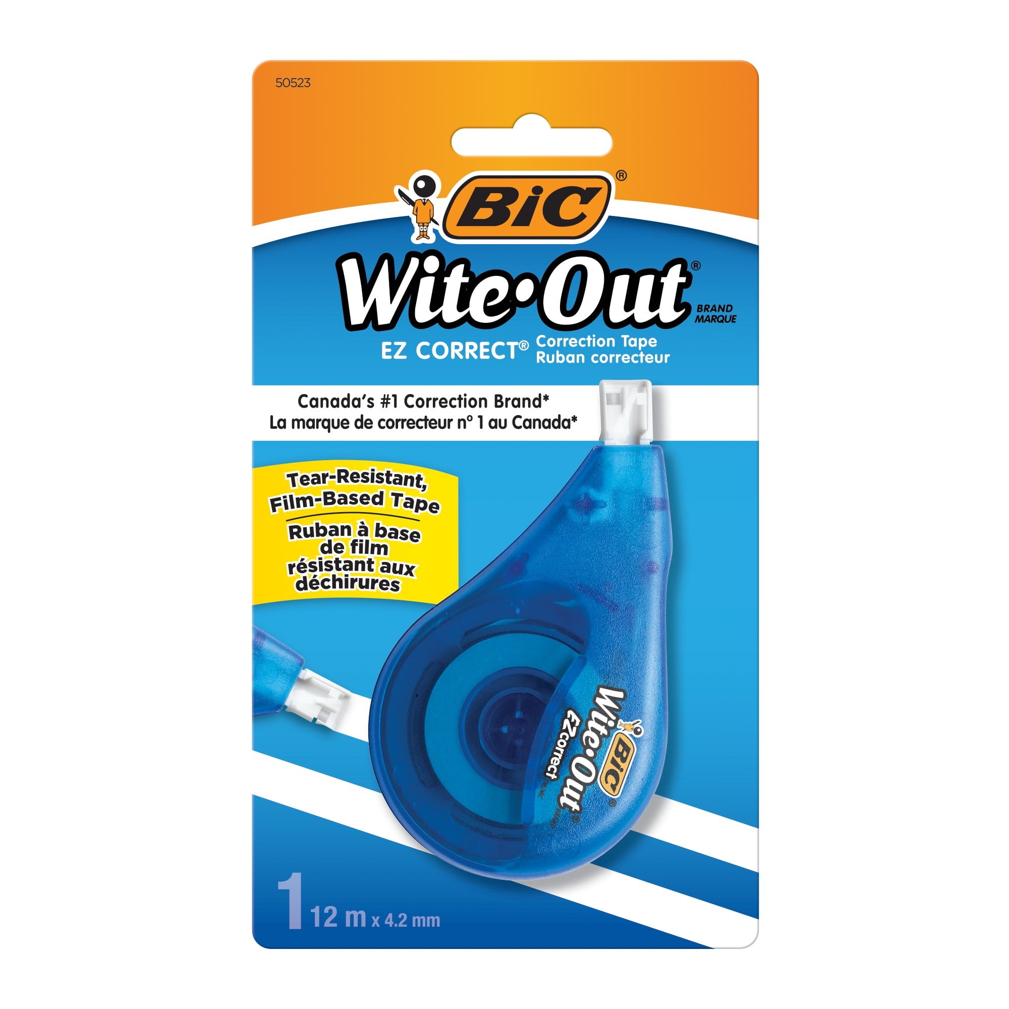 BIC Wite-Out Exact Liner Correction Tape, White (50743/WOELP11)