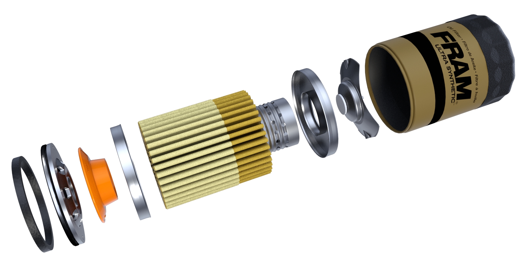 FRAM Ultra Synthetic XG6607 Motor Oil Filter, 20K Mile Replacement