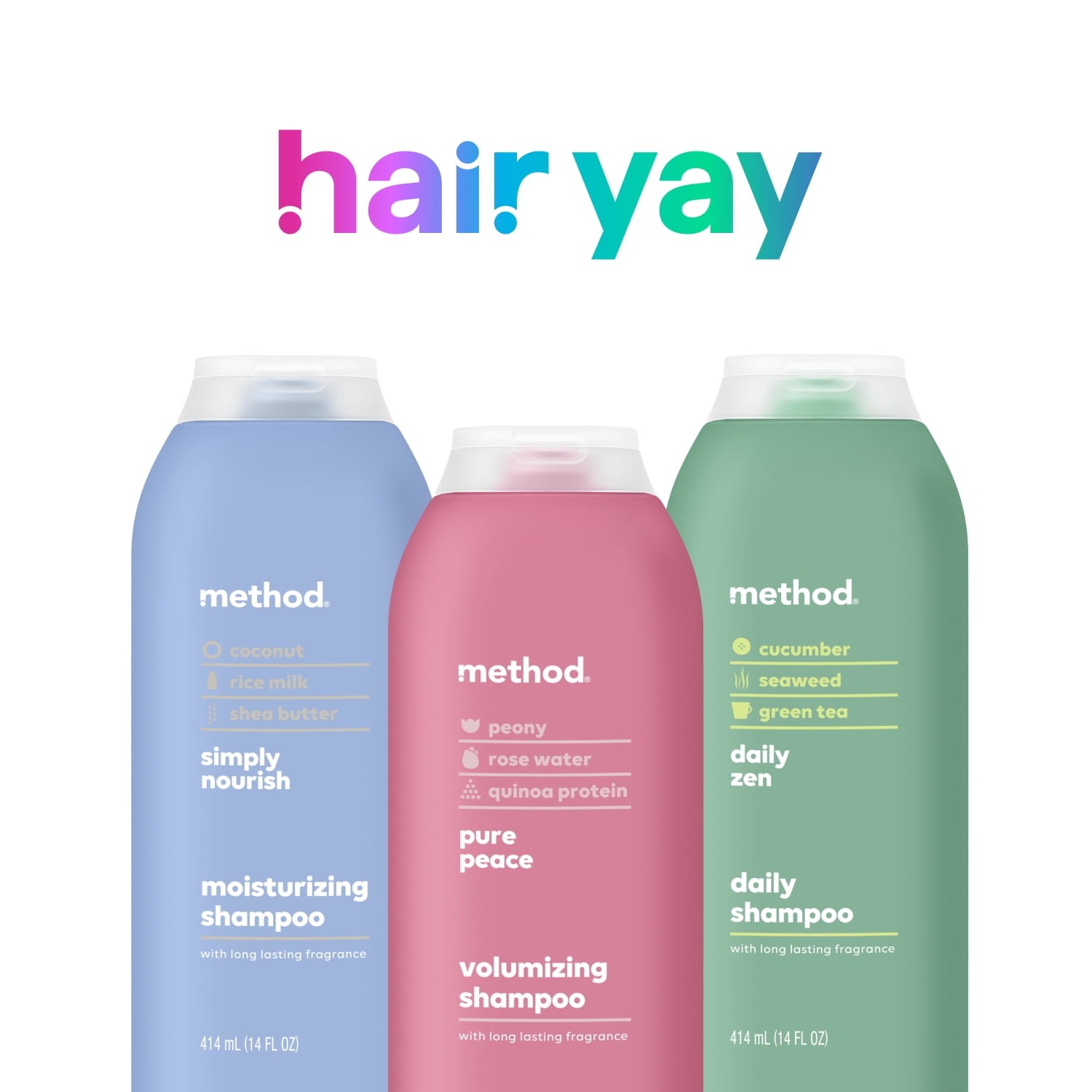 Method Pure Peace Volumizing Shampoo with Peony, Rose Water and Quinoa ...