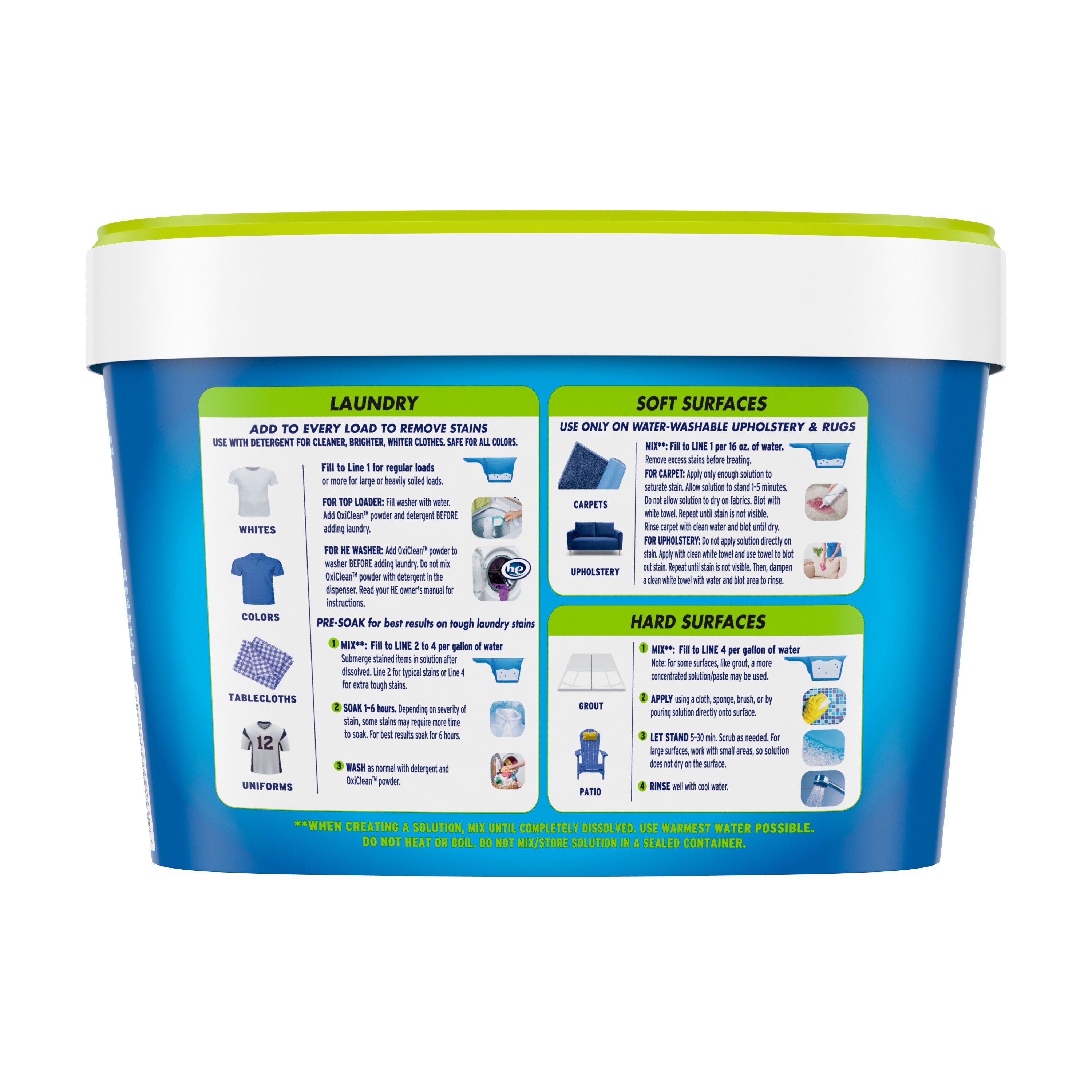 OxiClean White Revive Laundry Stain Remover - 80 Oz Powder, Safe for All  Fabrics, Instant or Pre-Treat, Free of Dyes and Perfumes in the Laundry  Stain Removers department at