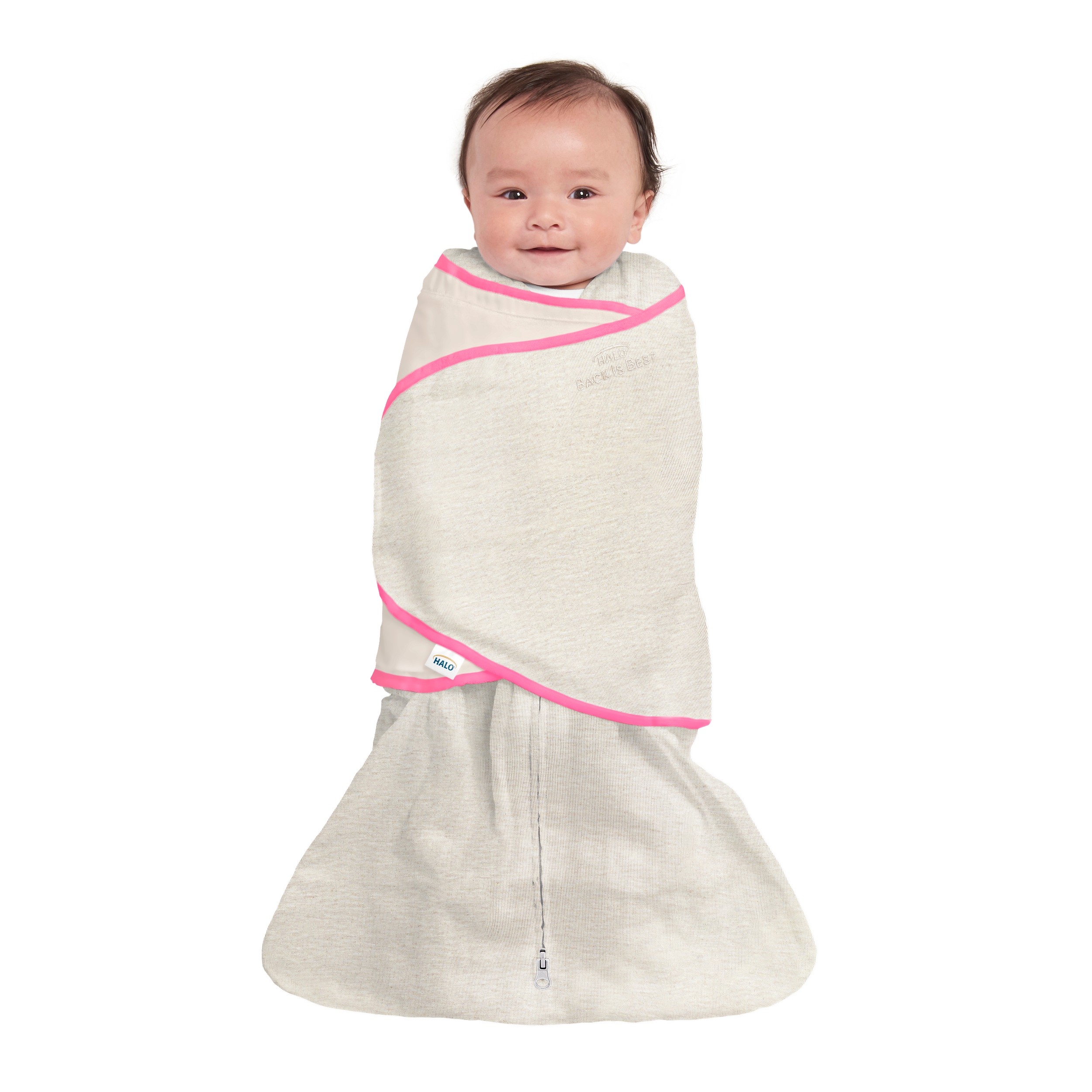 Halo oatmeal/pink ideal temp Sleepsack Swaddle -NB Best Deals and Price ...