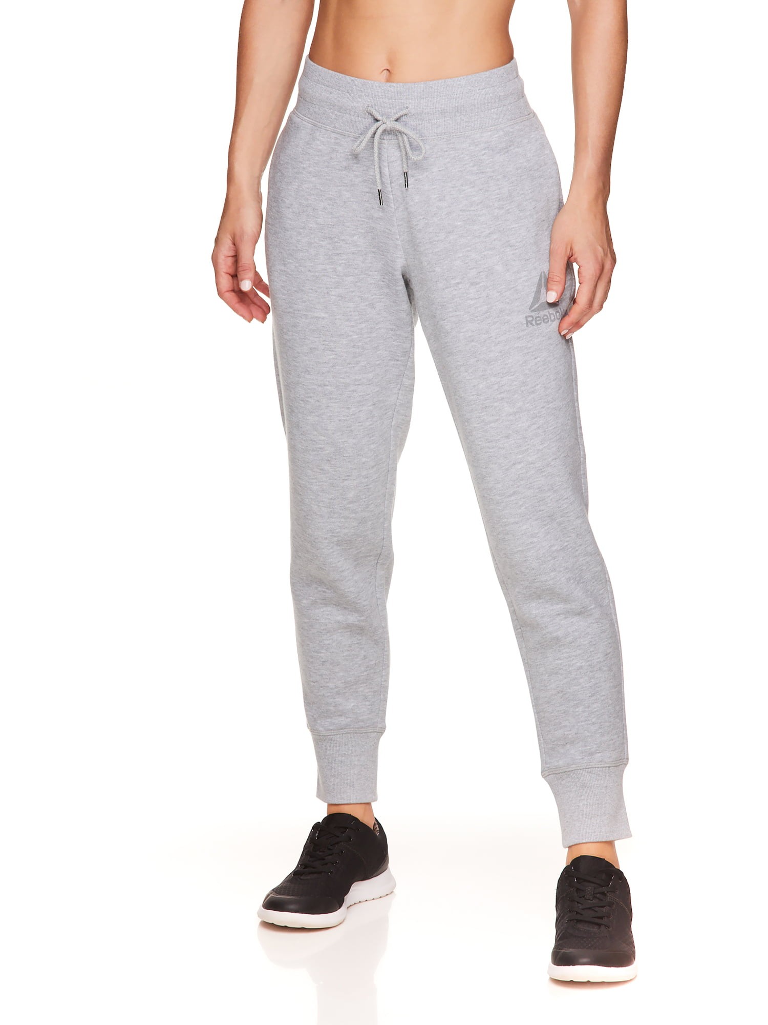 Reebok Womens' Cozy Fleece Jogger Sweatpants with Pockets 