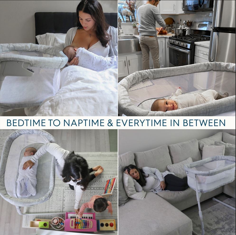 HALO BassiNest Flex Baby Bedside Sleeper Portable Sleeping