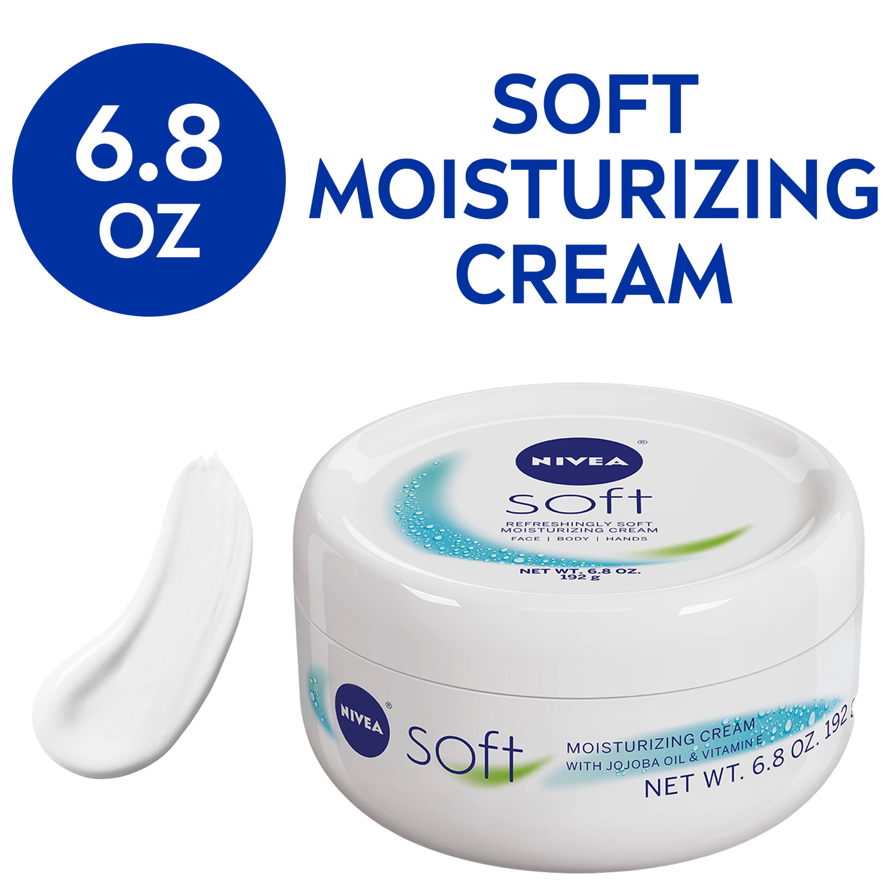 NIVEA Soft Cream, Refreshingly Soft Moisturizing Cream, Body Cream