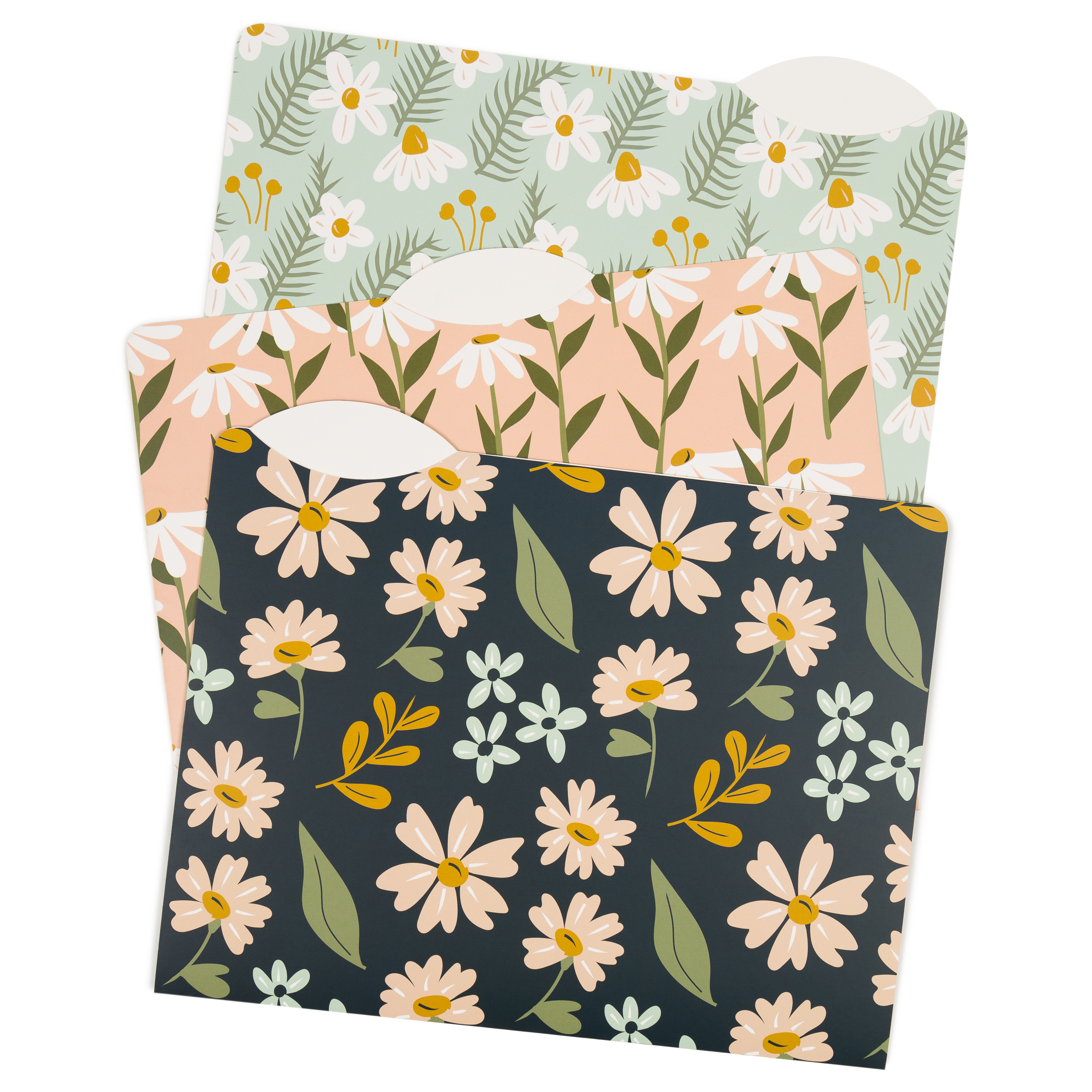 Mejores ofertas e historial de precios de U BRANDS Kristen Floral File  Folders, Letter, 3 Tab, 6 Count, 3470U en