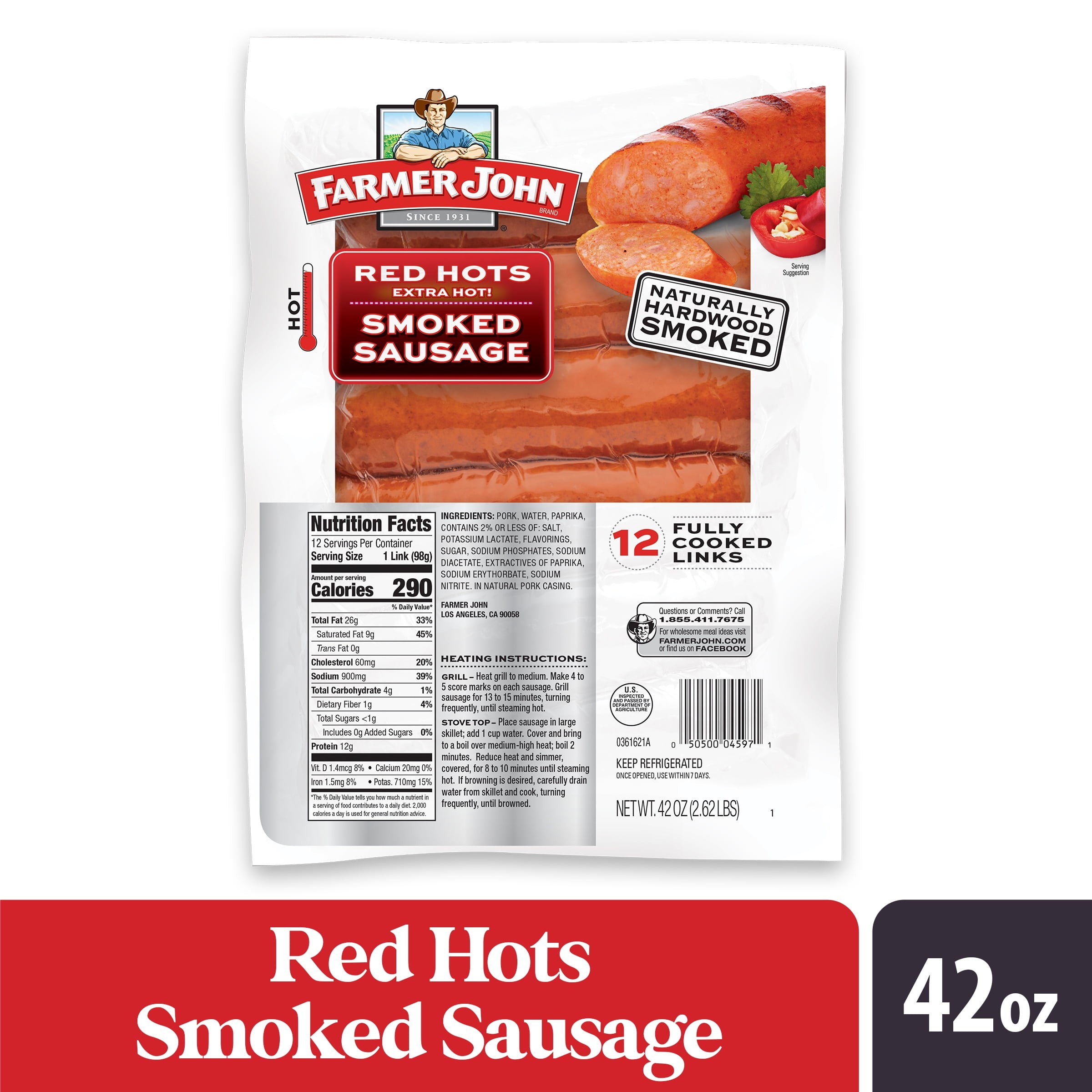 Hillshire Farm Hardwood Smoked Summer Sausage, 20 oz 