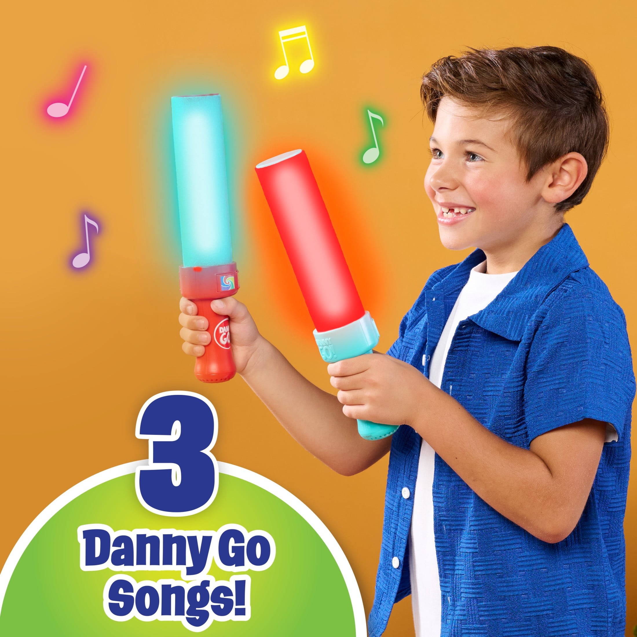Danny Go Musical Instruments Danny Go! Color Beat Light-Up Musical Drumsticks Officially Licensed ...