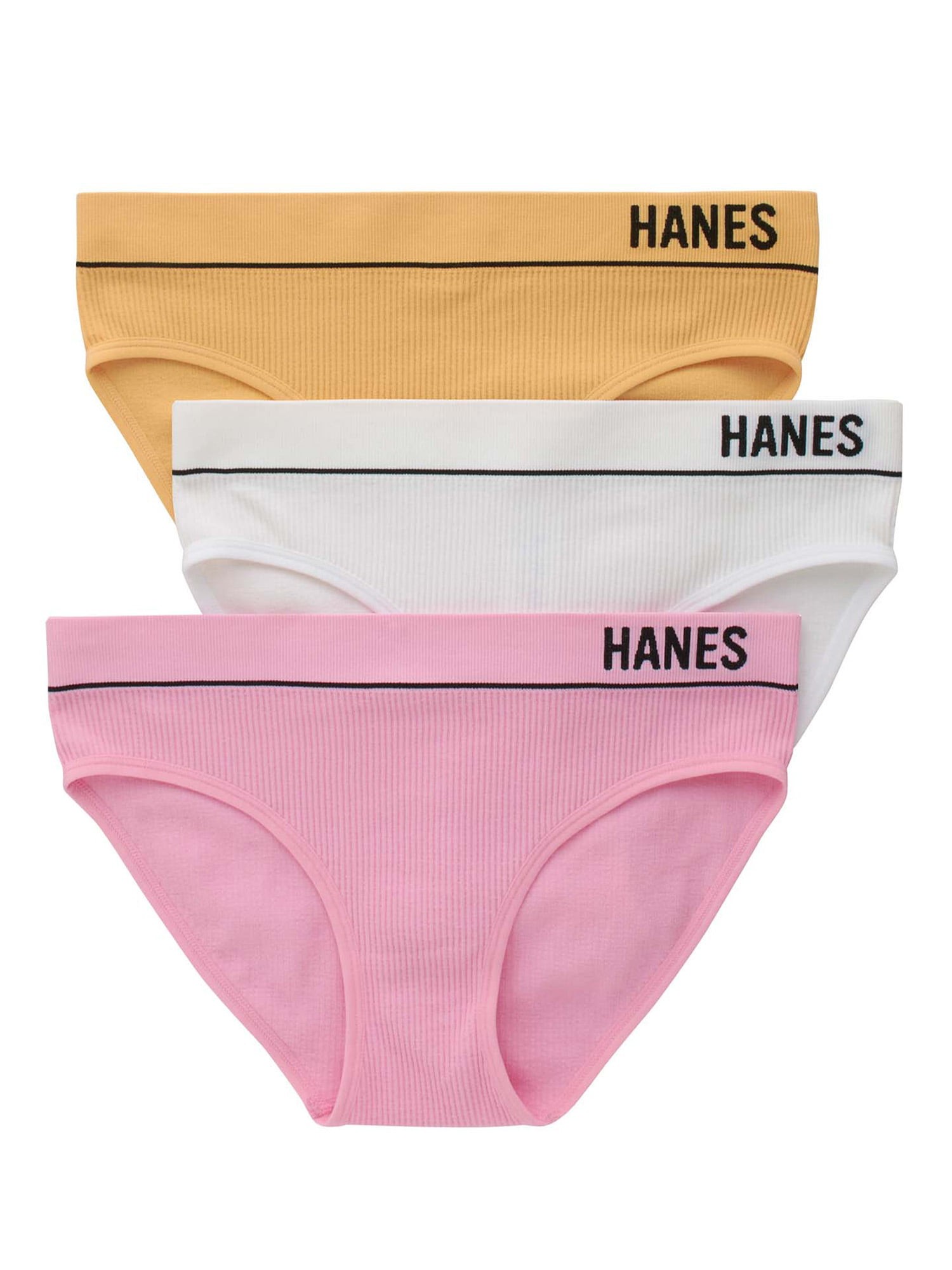 Hanes Girls' 4pk Hipster Period Underwear - Colors May Vary 16