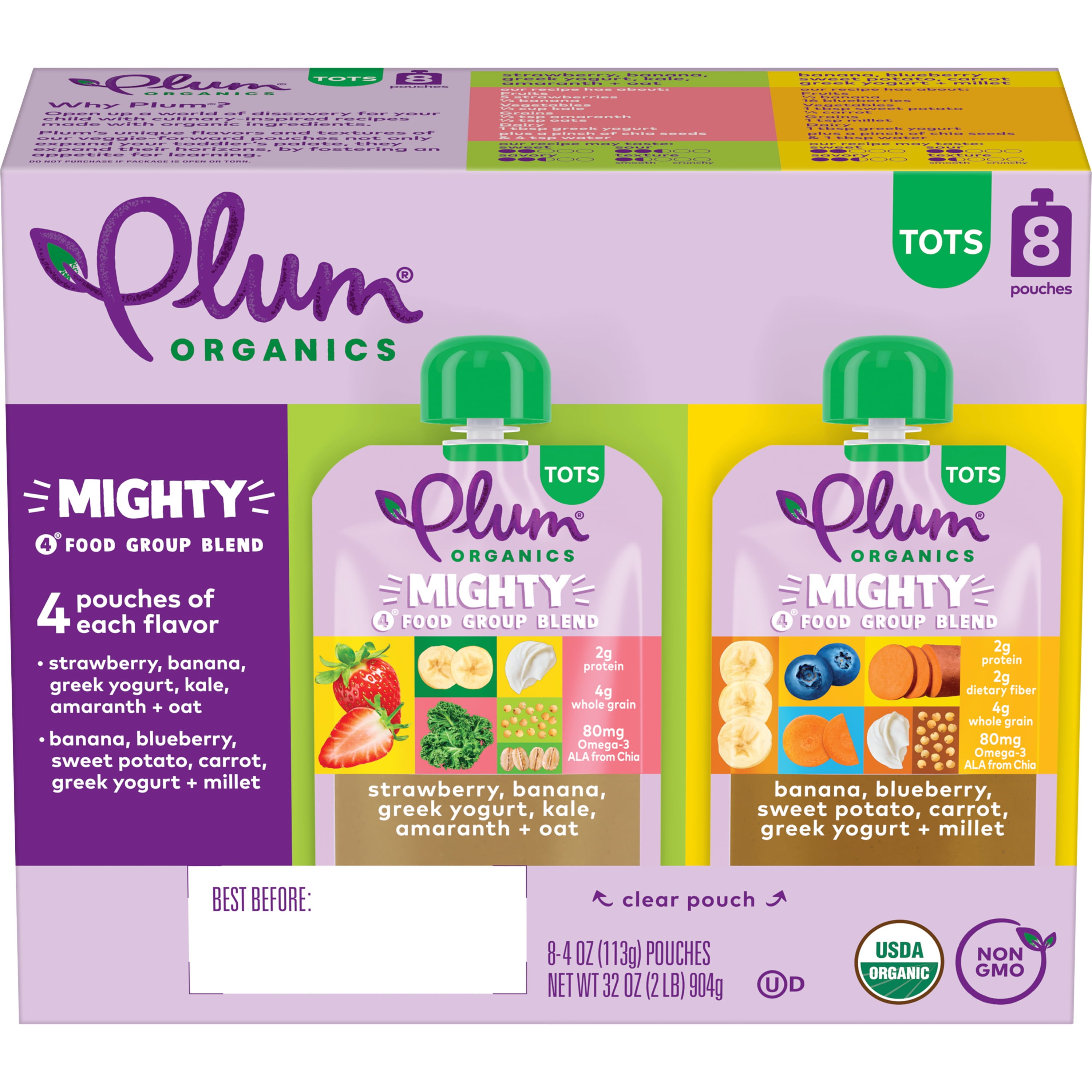 Mejores ofertas e historial de precios de Plum Organics Mighty 4