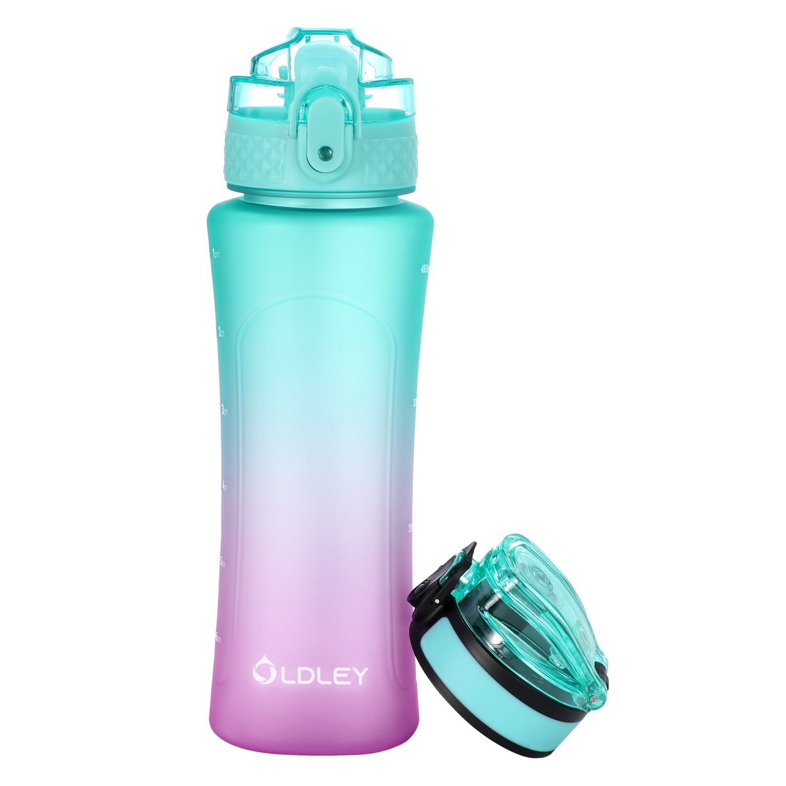 Oldley Insulated Kids Water Bottle With Straw/Chug 2 Lids