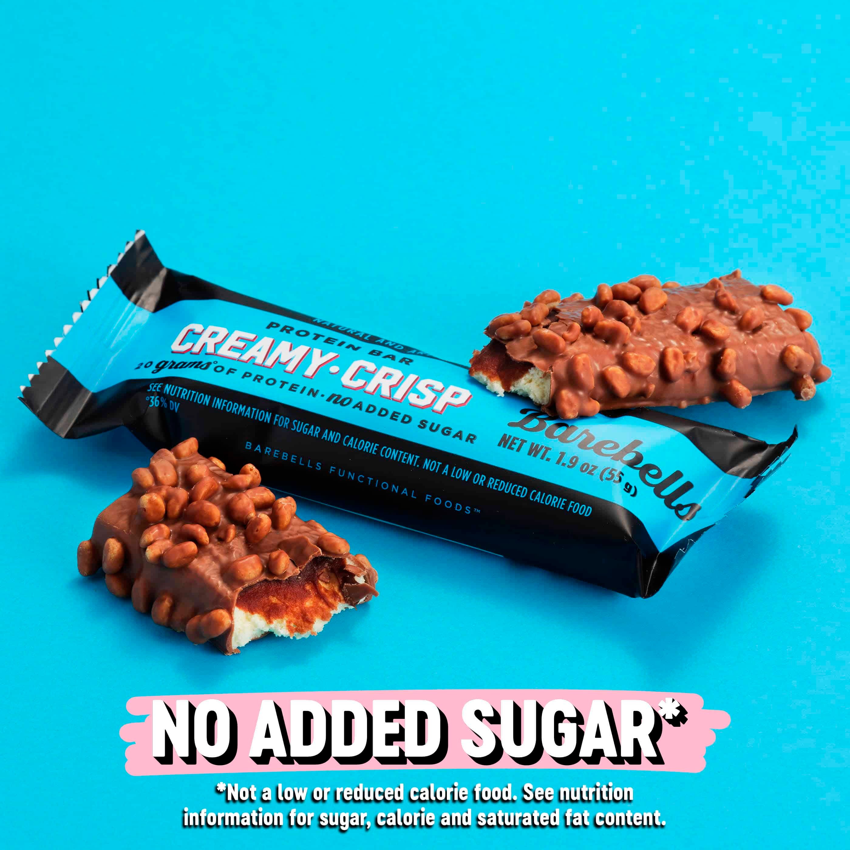 Barebells Protein Bars Creamy Crisp 12 Count, 1.9oz Bars Protein Snacks with 20g of High