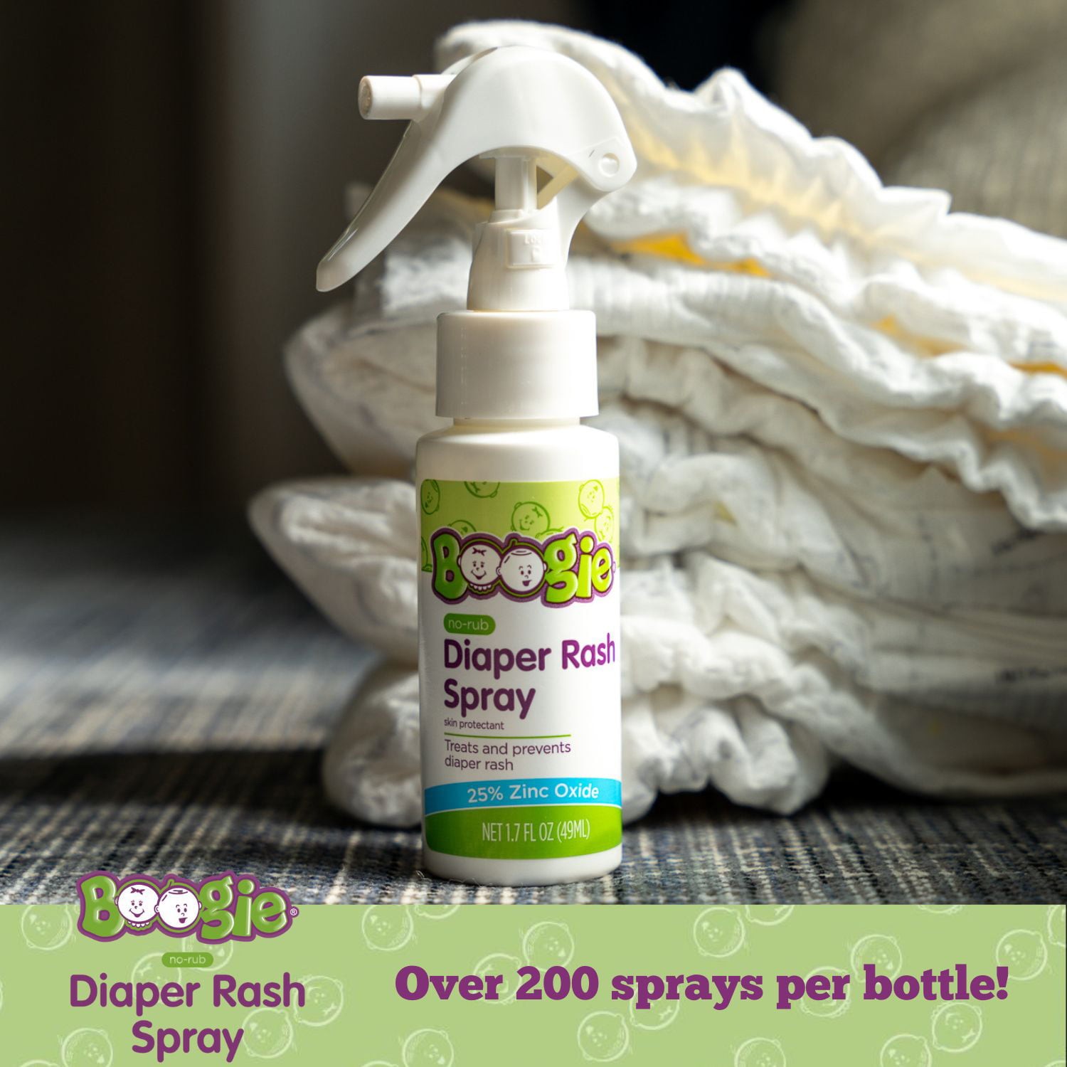 Boogie NoRub Liquid Diaper Rash Spray with Zinc Oxide, 1.7 fl oz Best