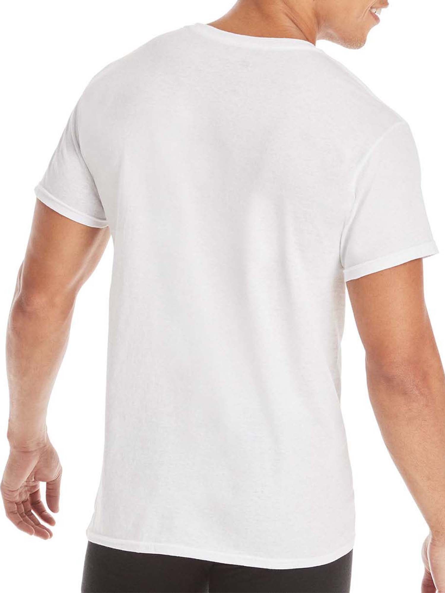 Hanes Men's Value Pack White Crew TShirt Undershirts, 6 Pack Best Deals and Price History at