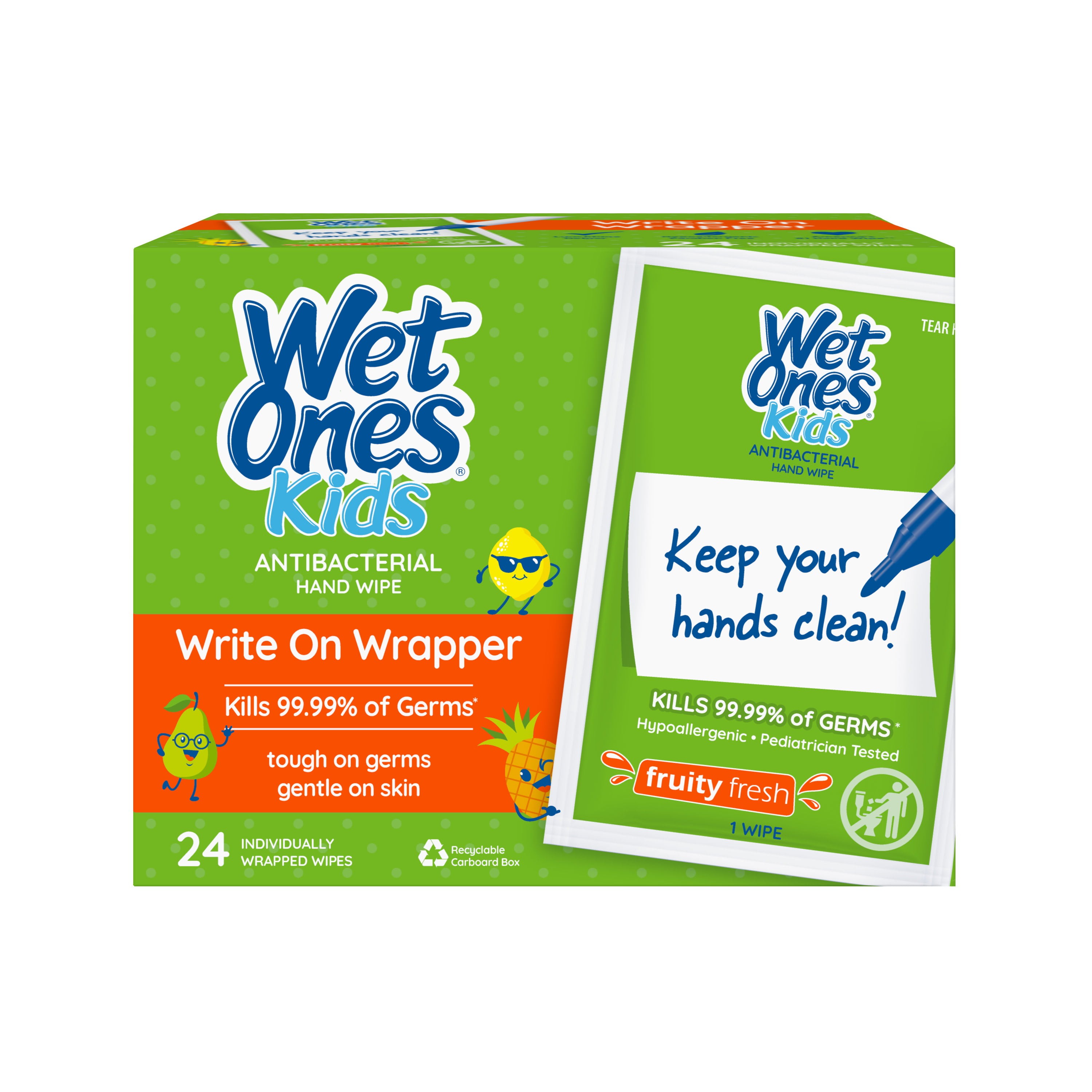 Wet Ones Sensitive Skin Hand Wipes Canister - Unscented - 40ct