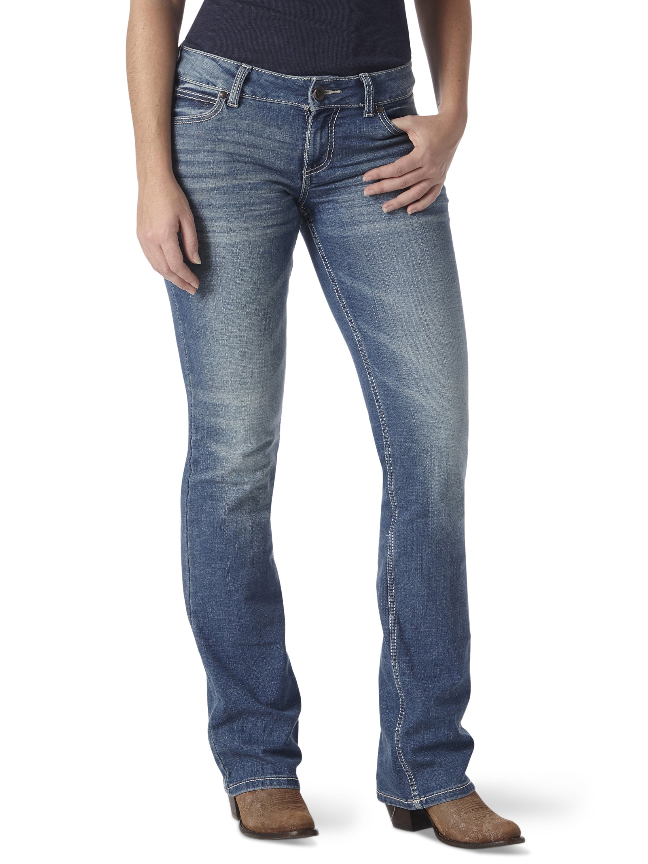 As Real As Wrangler® Misses Classic Fit Bootcut Jean